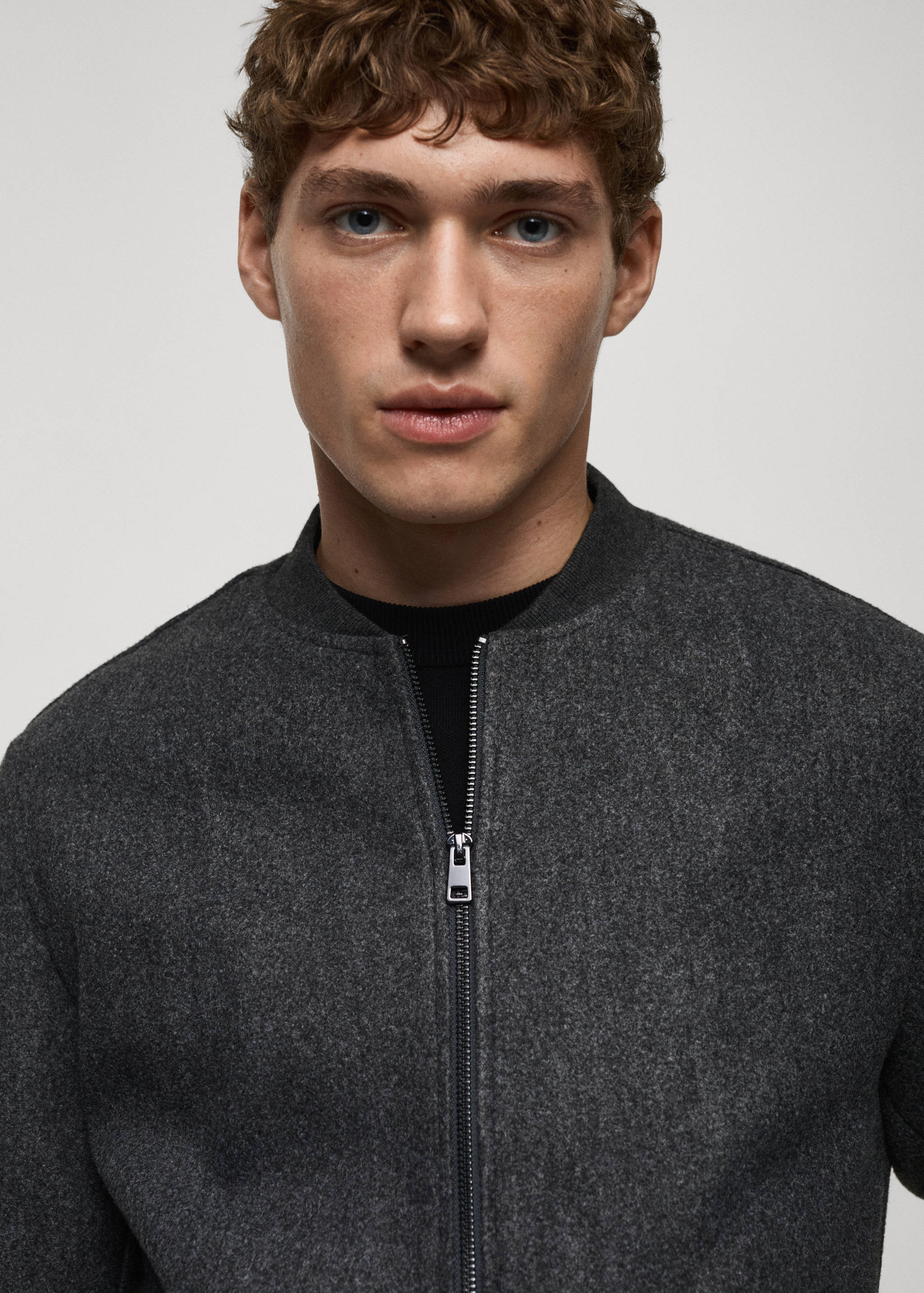 Bomber franela regular fit - Detalle del artículo 1