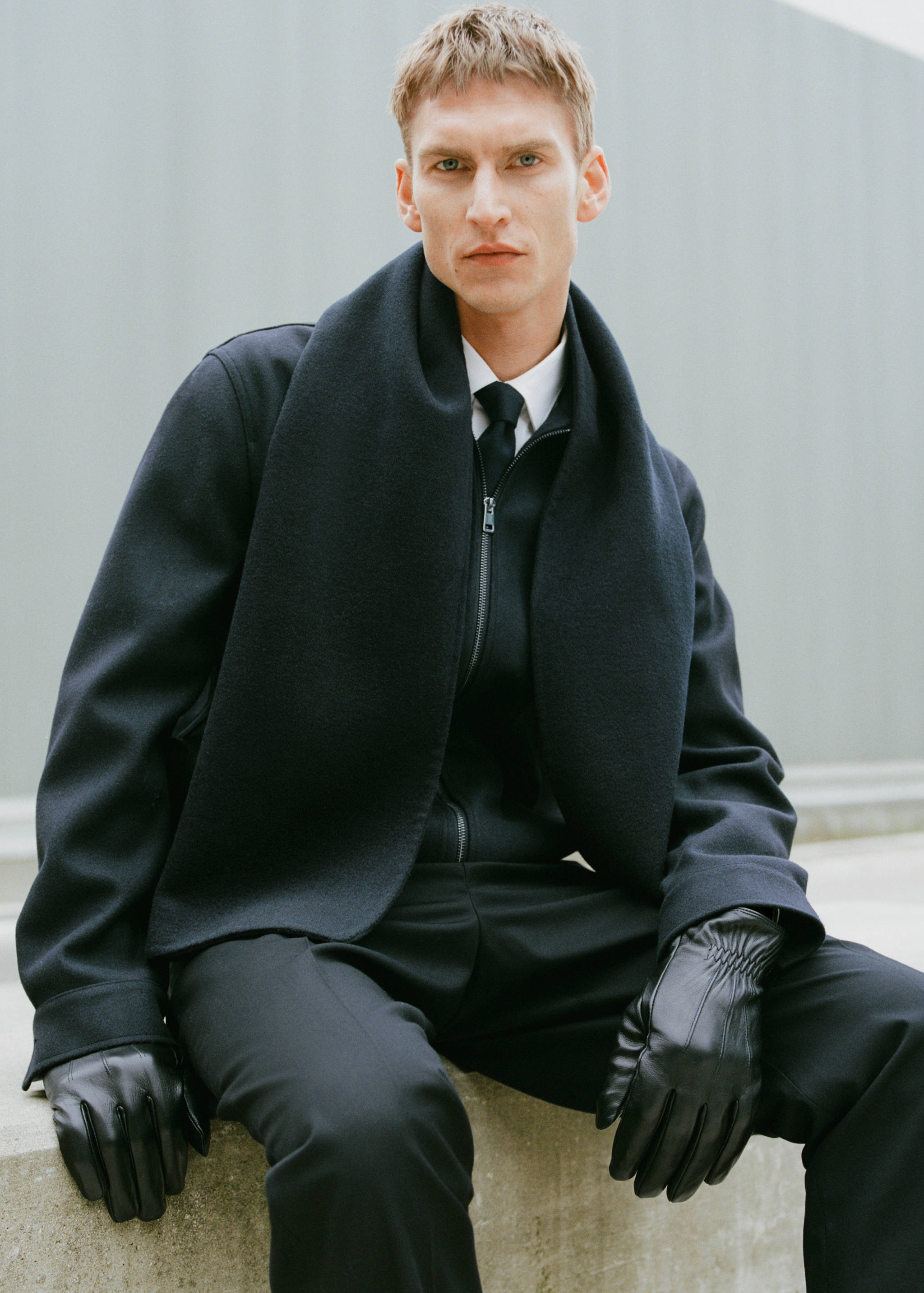 Regular-fit flannel jacket - Details of the article 3