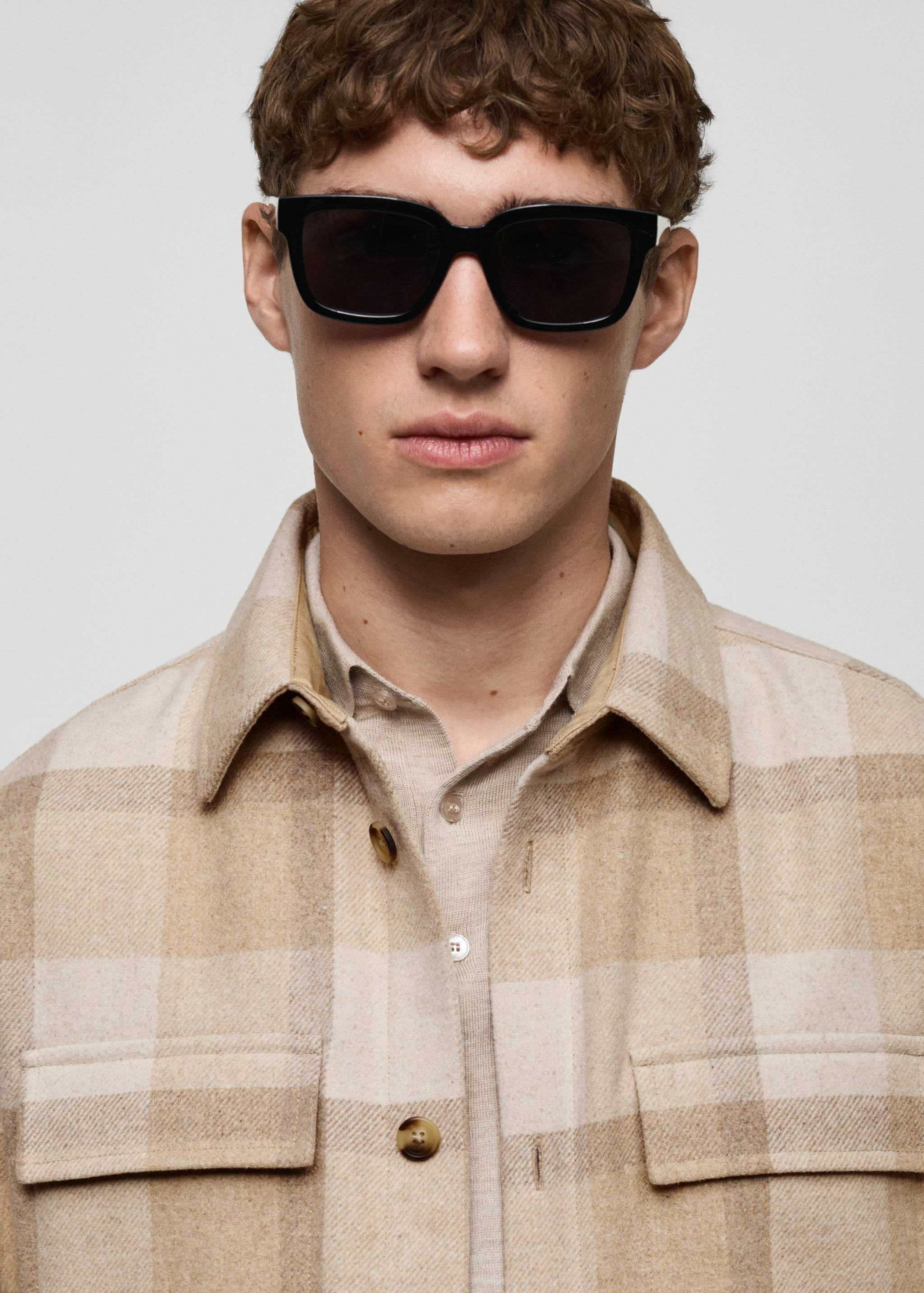 Surchemise laine flanelle carreaux - Détail de l'article 1