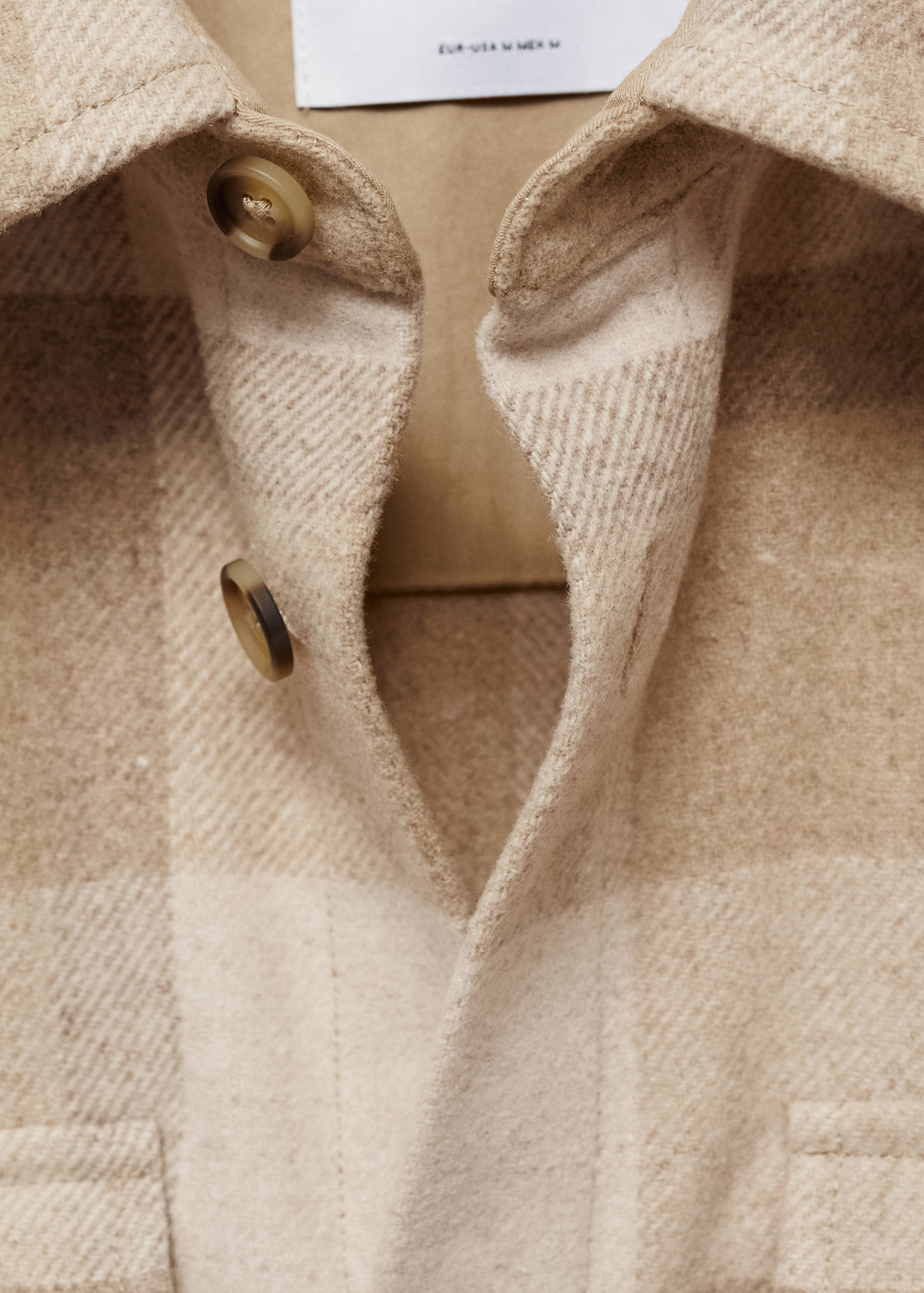 Surchemise laine flanelle carreaux - Détail de l'article 8