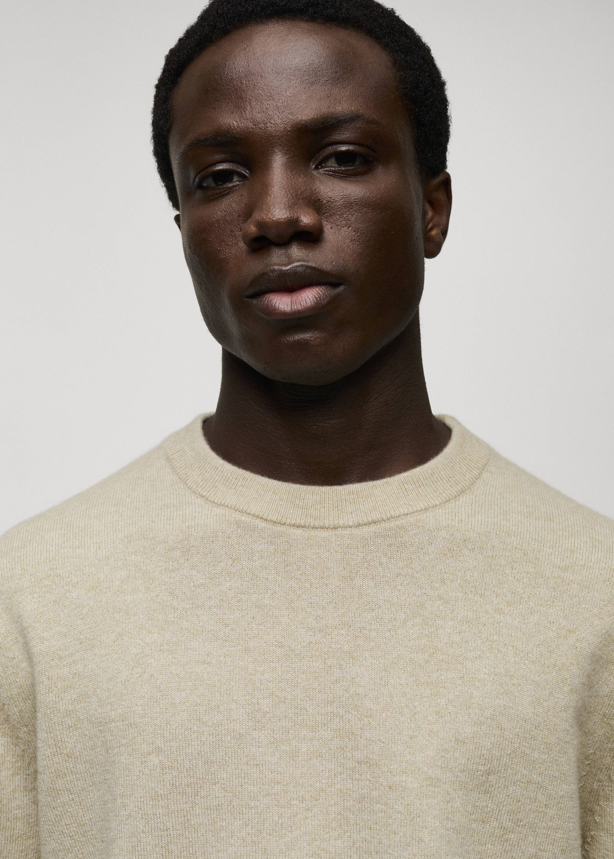 100% cashmere regular-fit sweater - Details of the article 1