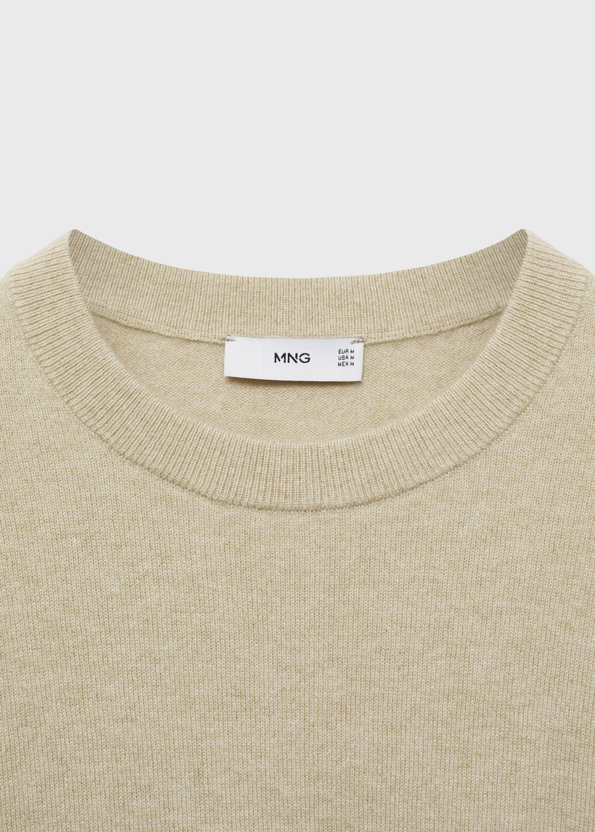 100% cashmere regular-fit sweater - Details of the article 8