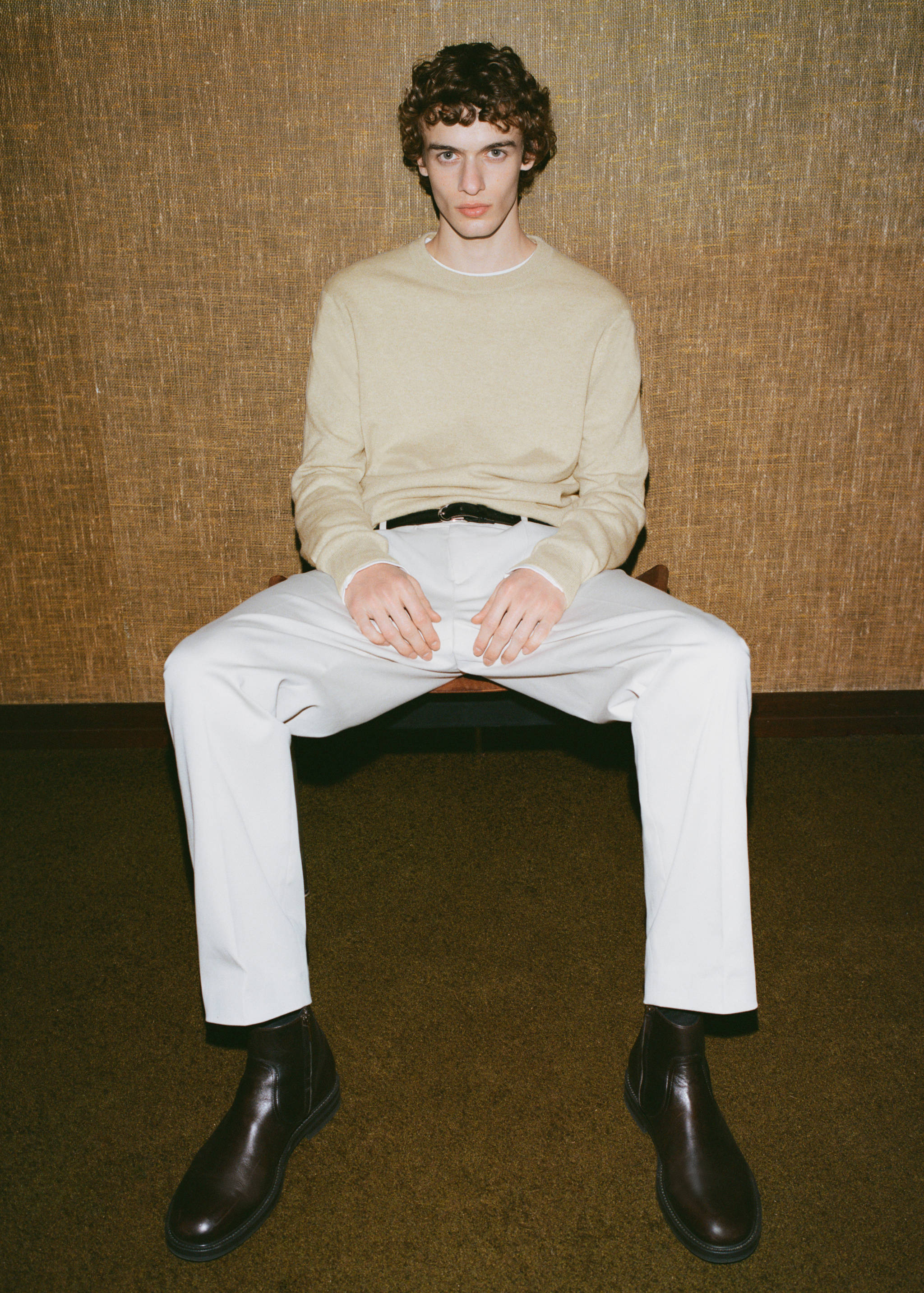 100% cashmere regular-fit sweater - Details of the article 3