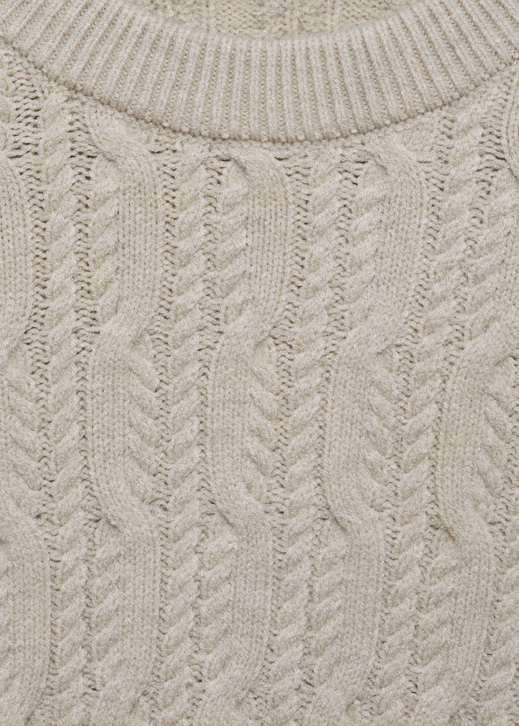 Braided knitted sweater - Details of the article 8
