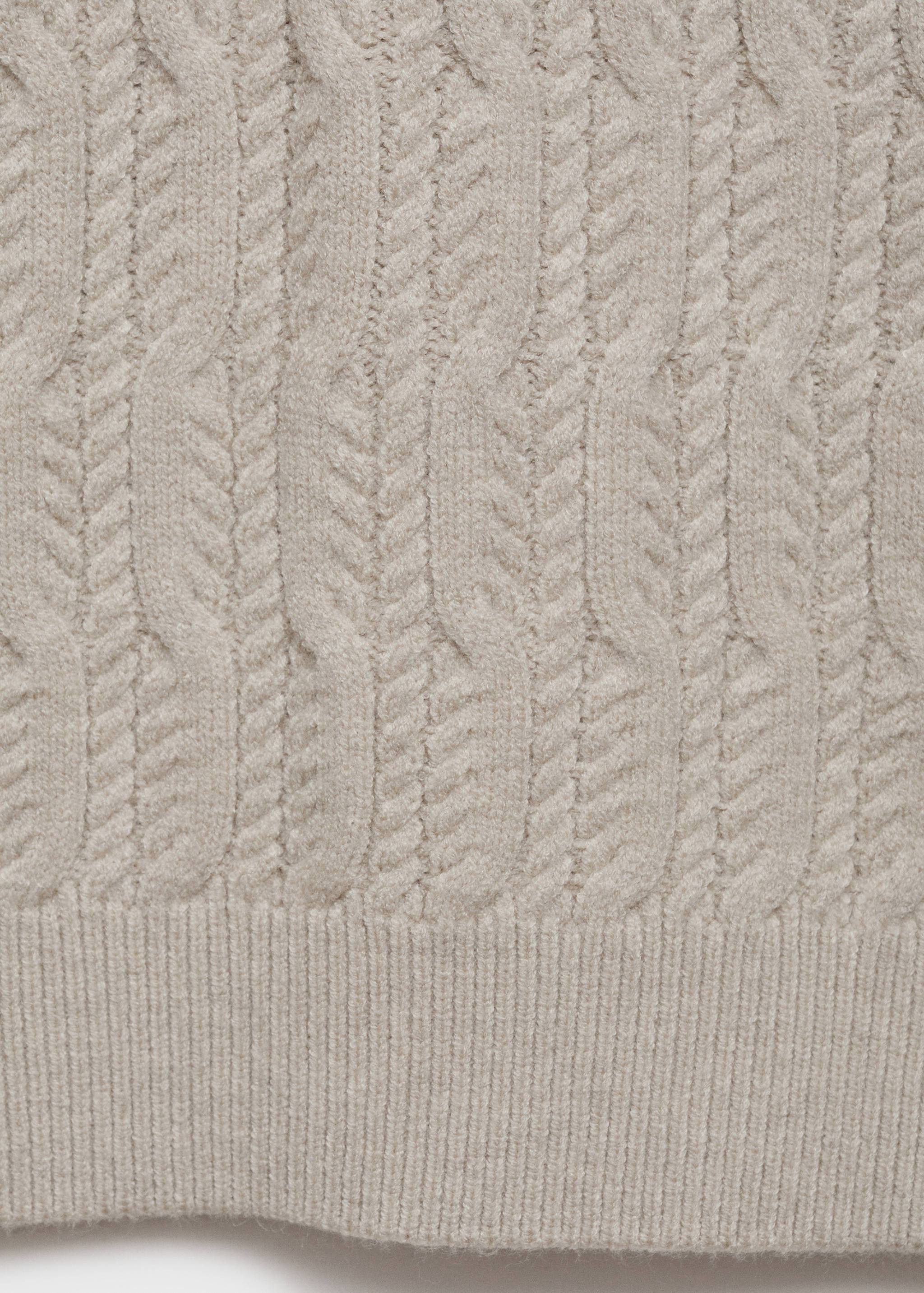 Braided knitted sweater - Details of the article 0