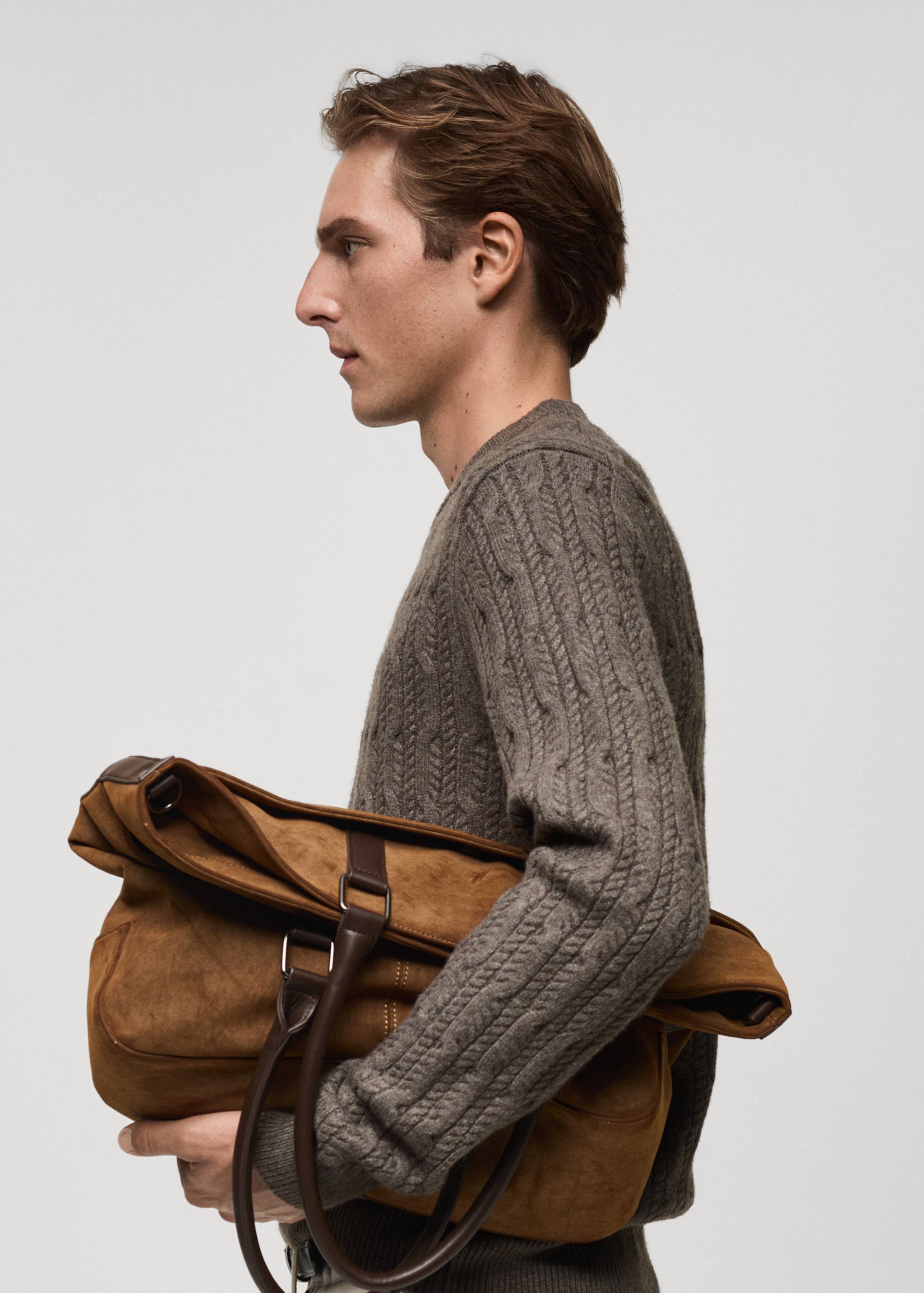 Braided knitted sweater - Details of the article 2