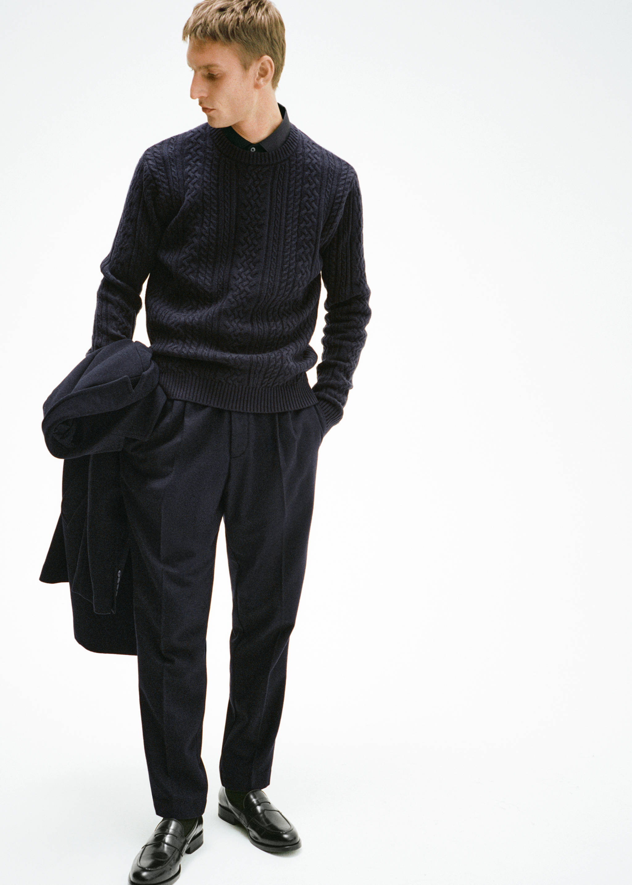 Braided knitted sweater - Details of the article 3