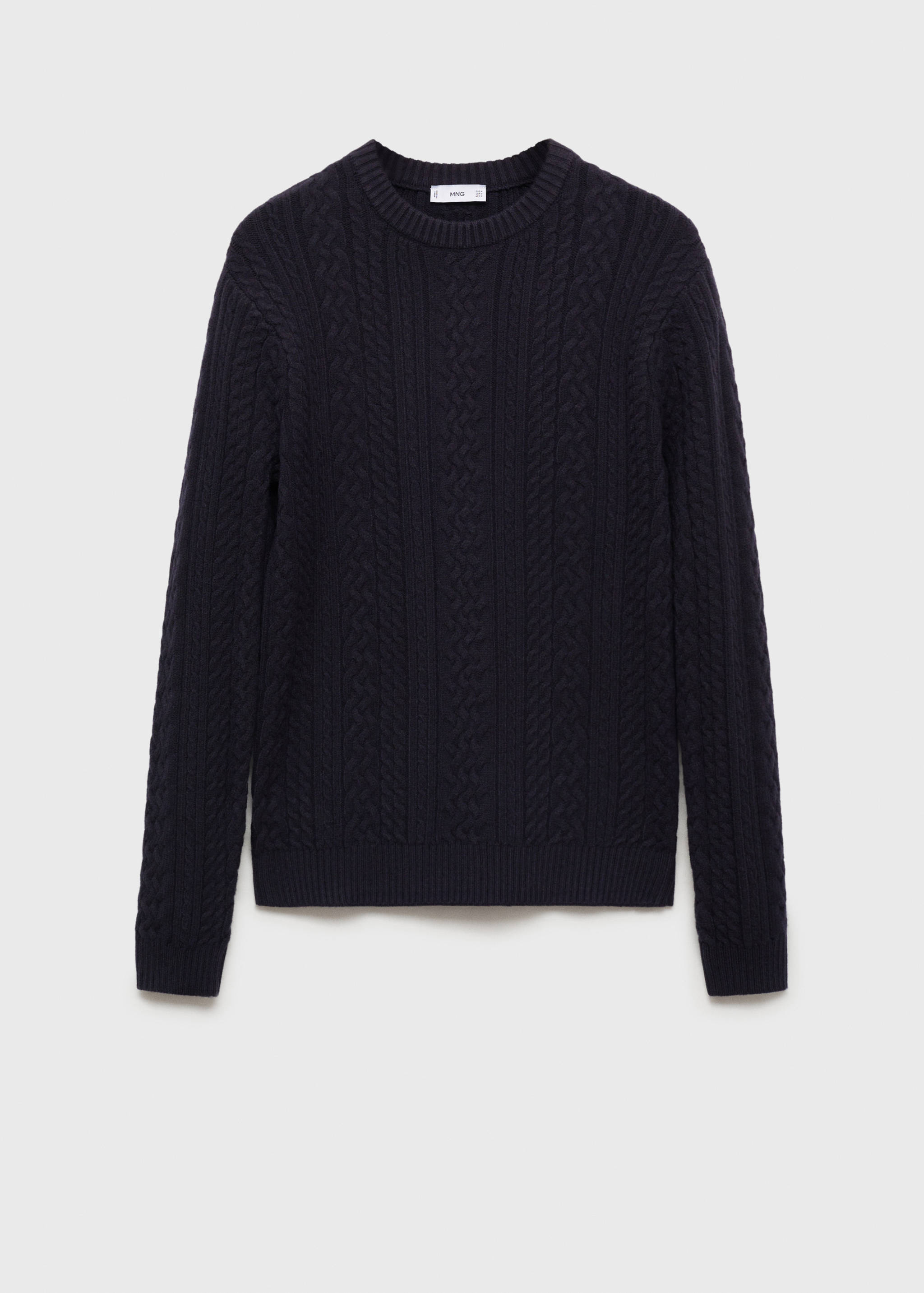 Braided knitted sweater - Article without model