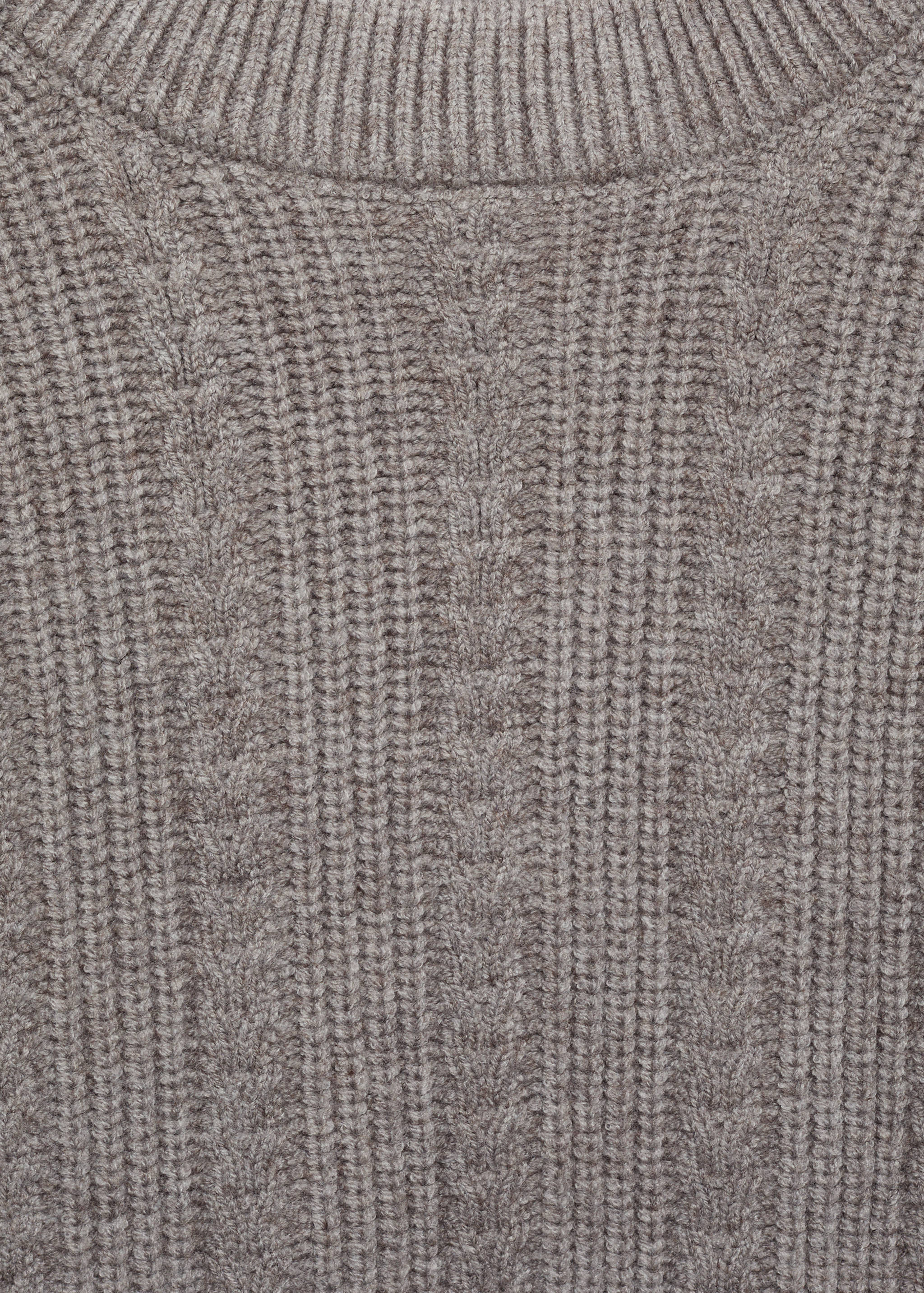 Combined knitted sweater - Details of the article 8