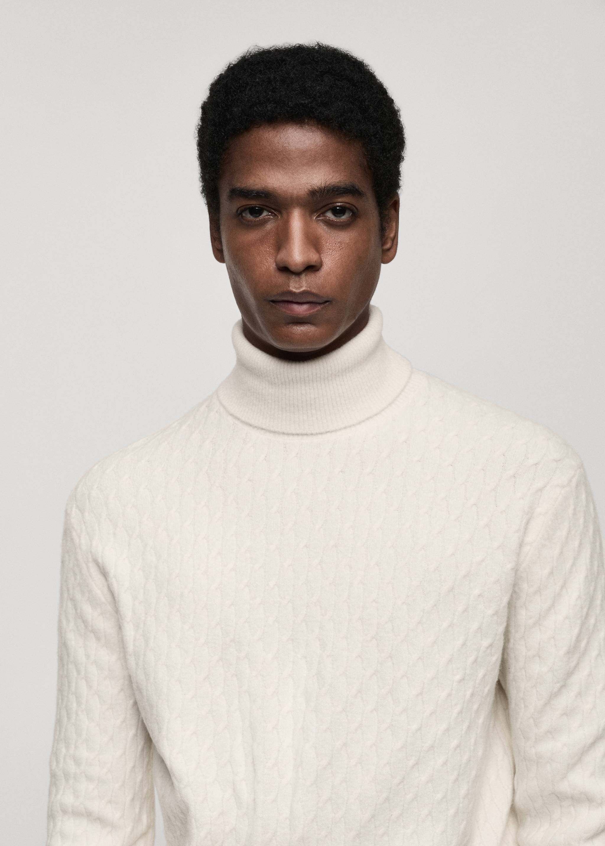 Jersey punto estructura cuello alto - Detalle del artículo 1