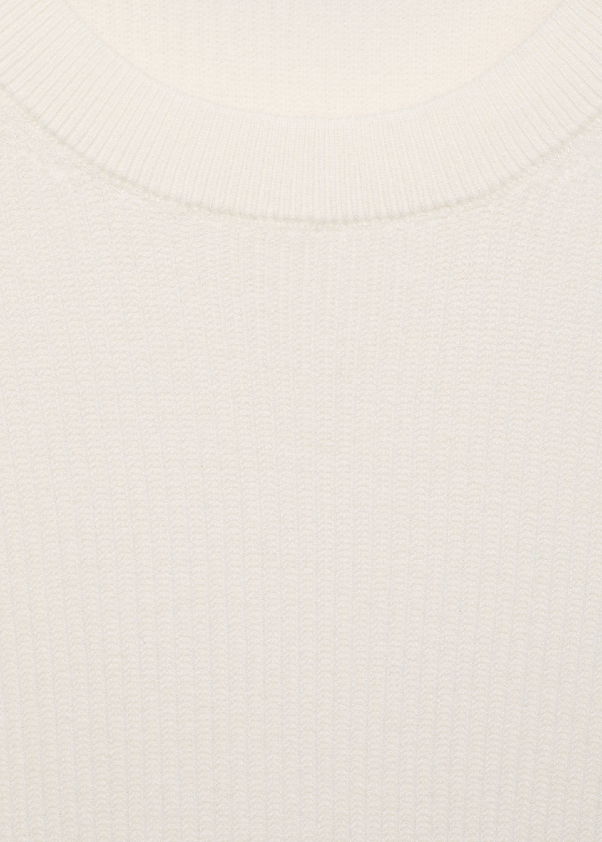 Fine rib-knit cotton sweater - Details of the article 8
