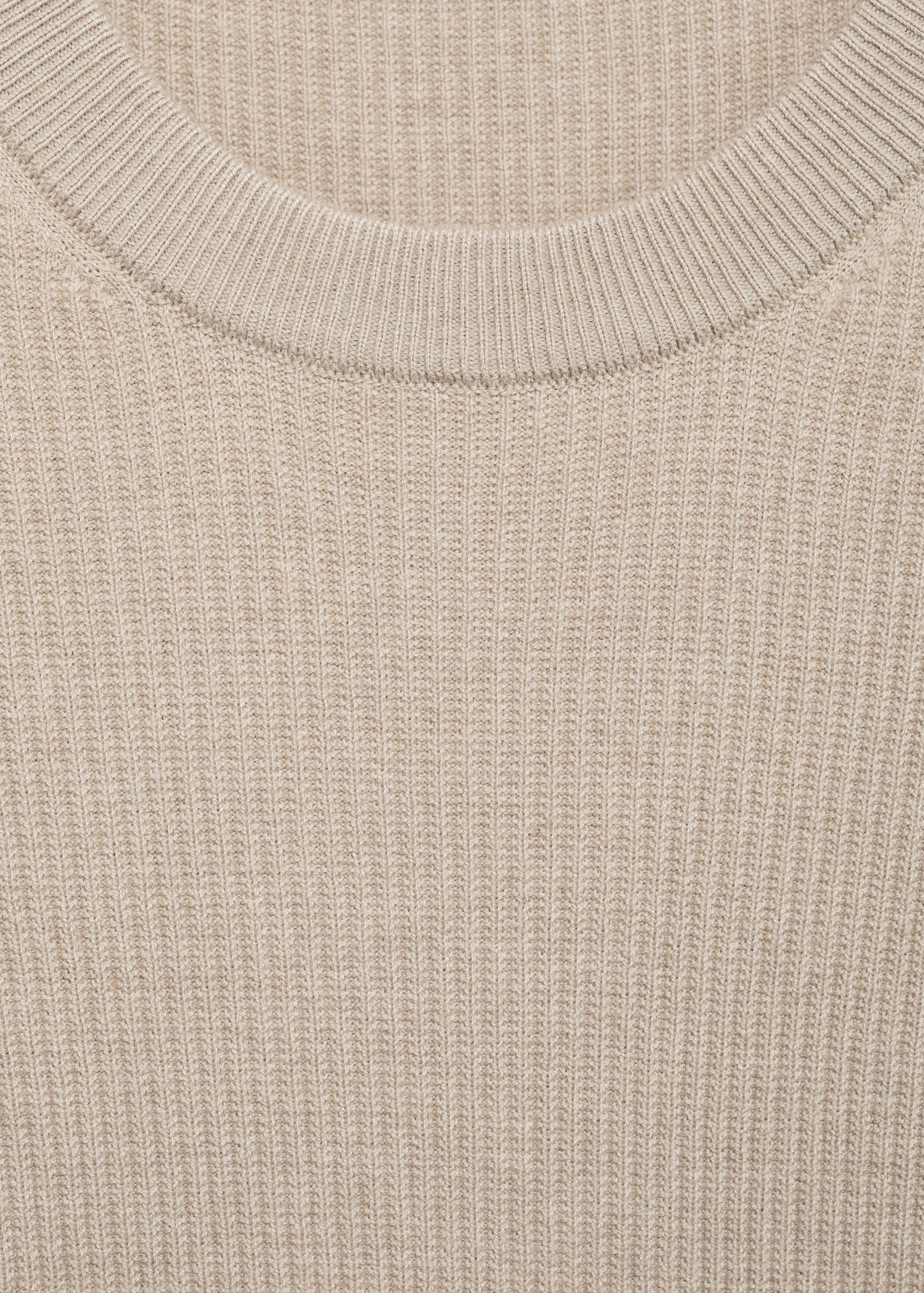 Fine rib-knit cotton sweater - Details of the article 8