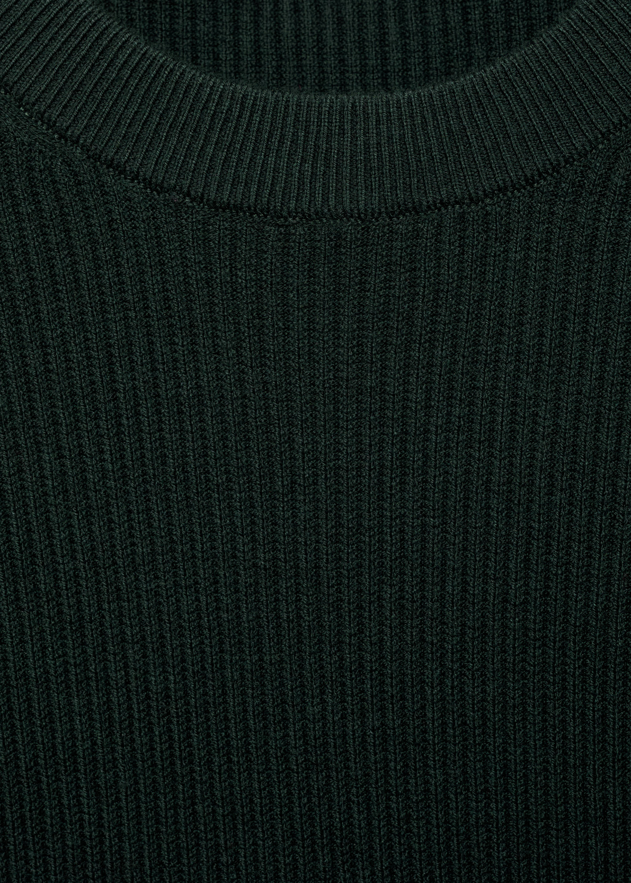 Fine rib-knit cotton sweater - Details of the article 8