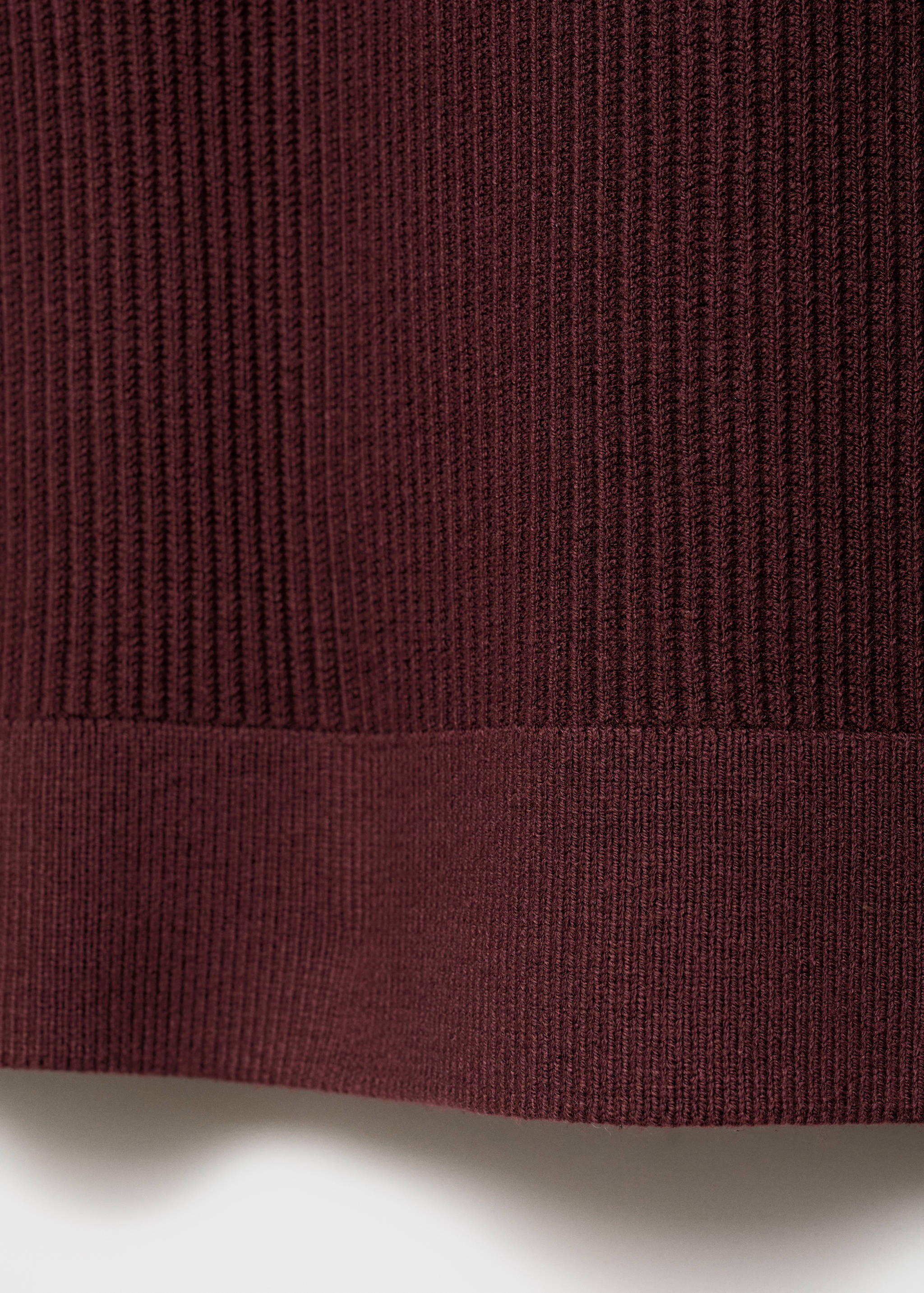Fine rib-knit cotton sweater - Details of the article 0