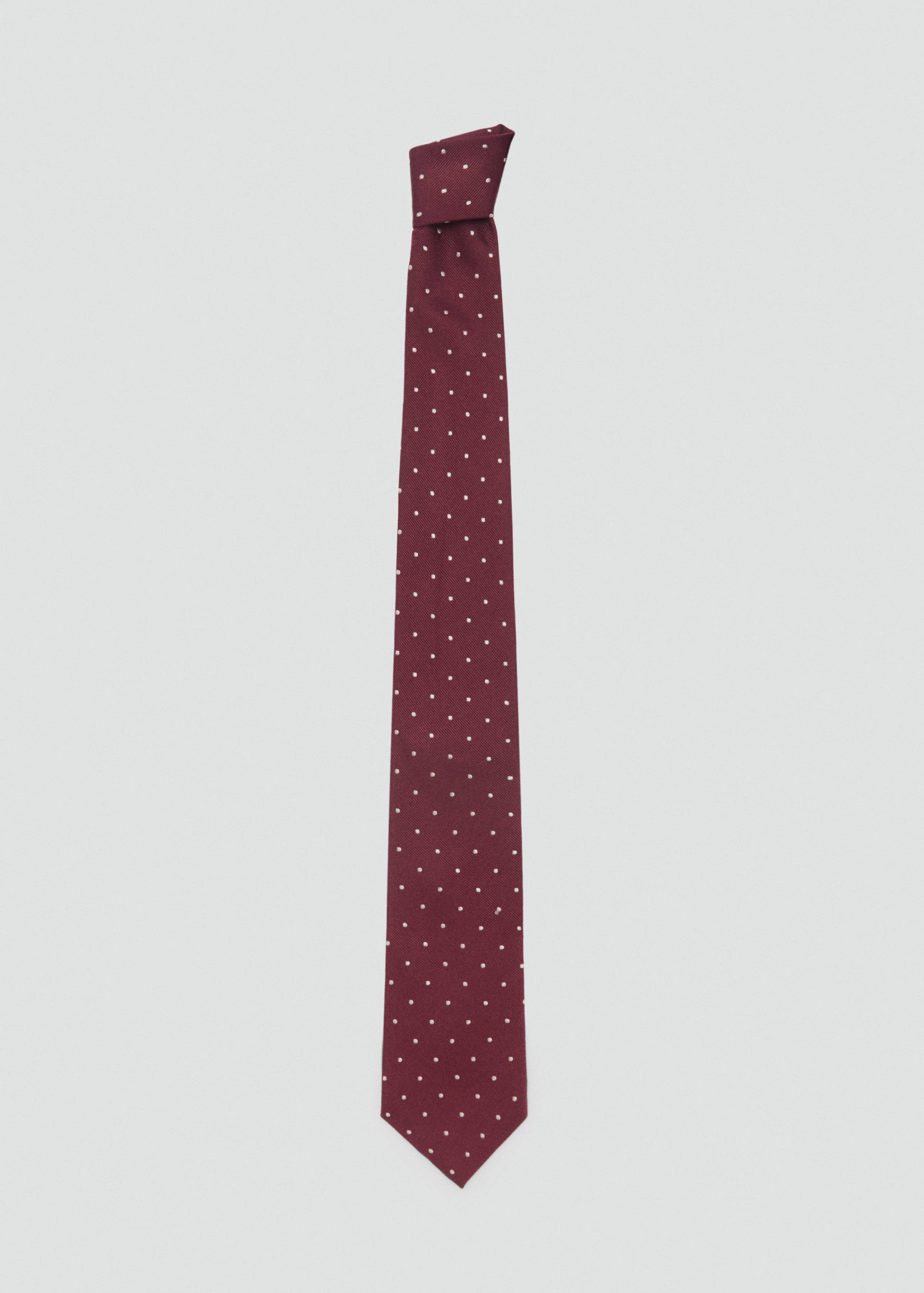 Polka-dot silk tie - Article without model