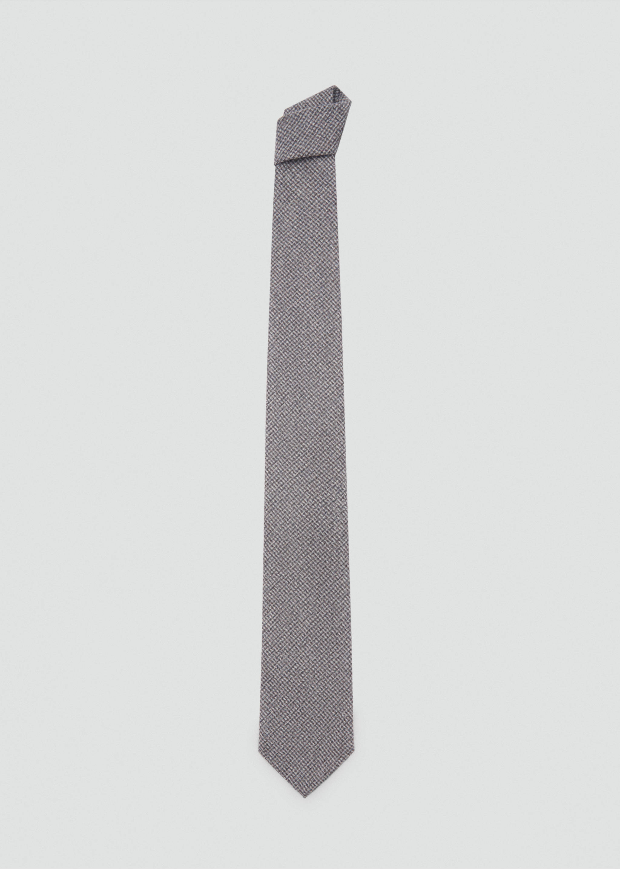 Yün kravat - Modelsiz ürün, Gri. Ref: 87010616-00.