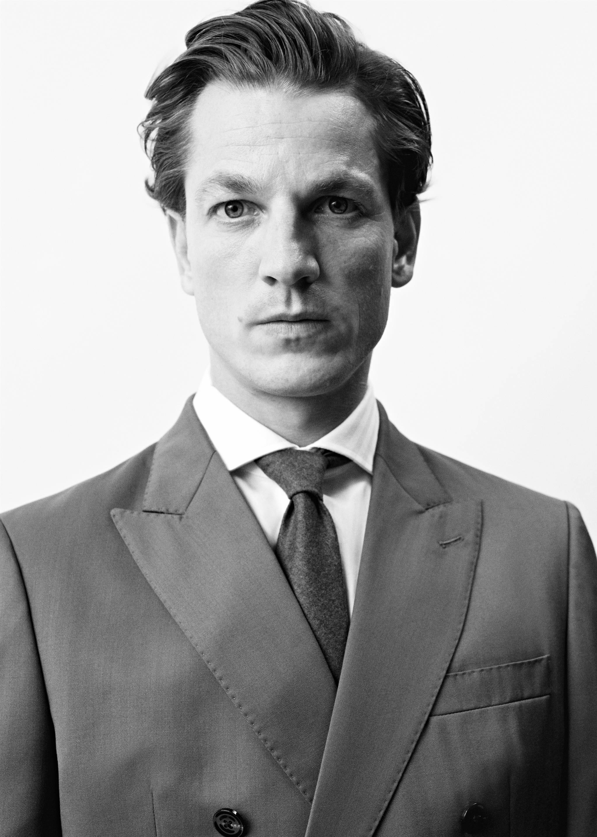 100% wool plain tie - Details of the article 3