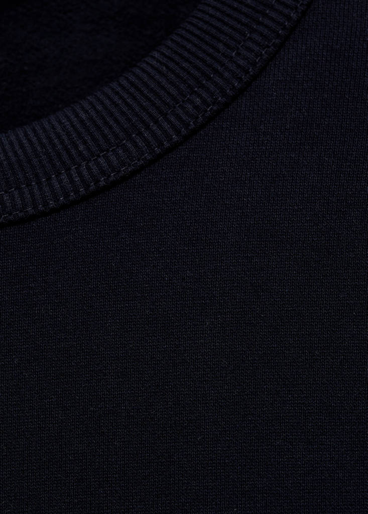 Regular-fit cotton sweatshirt — Dark Navy