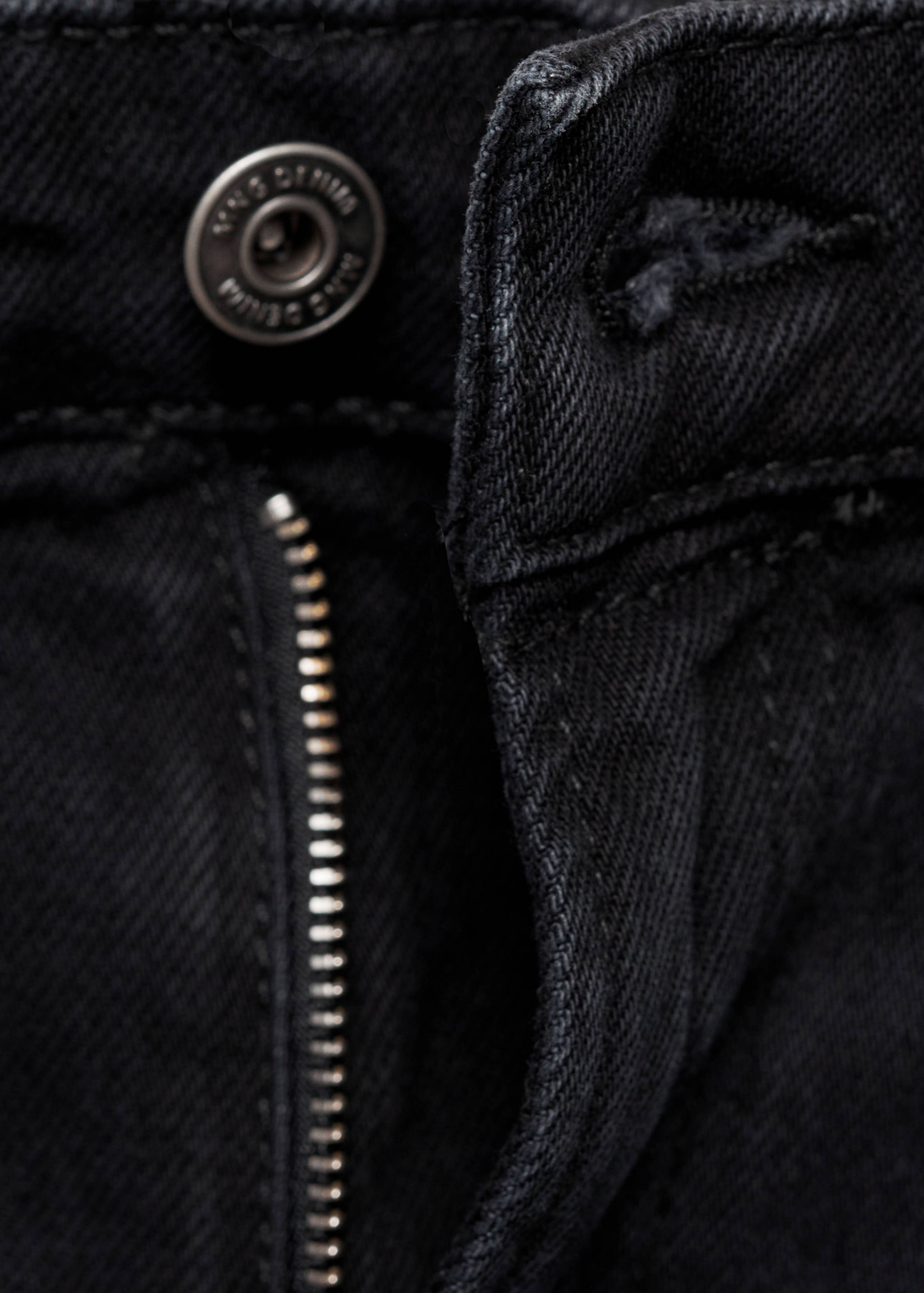 Moby straight-fit black jeans - Details of the article 8