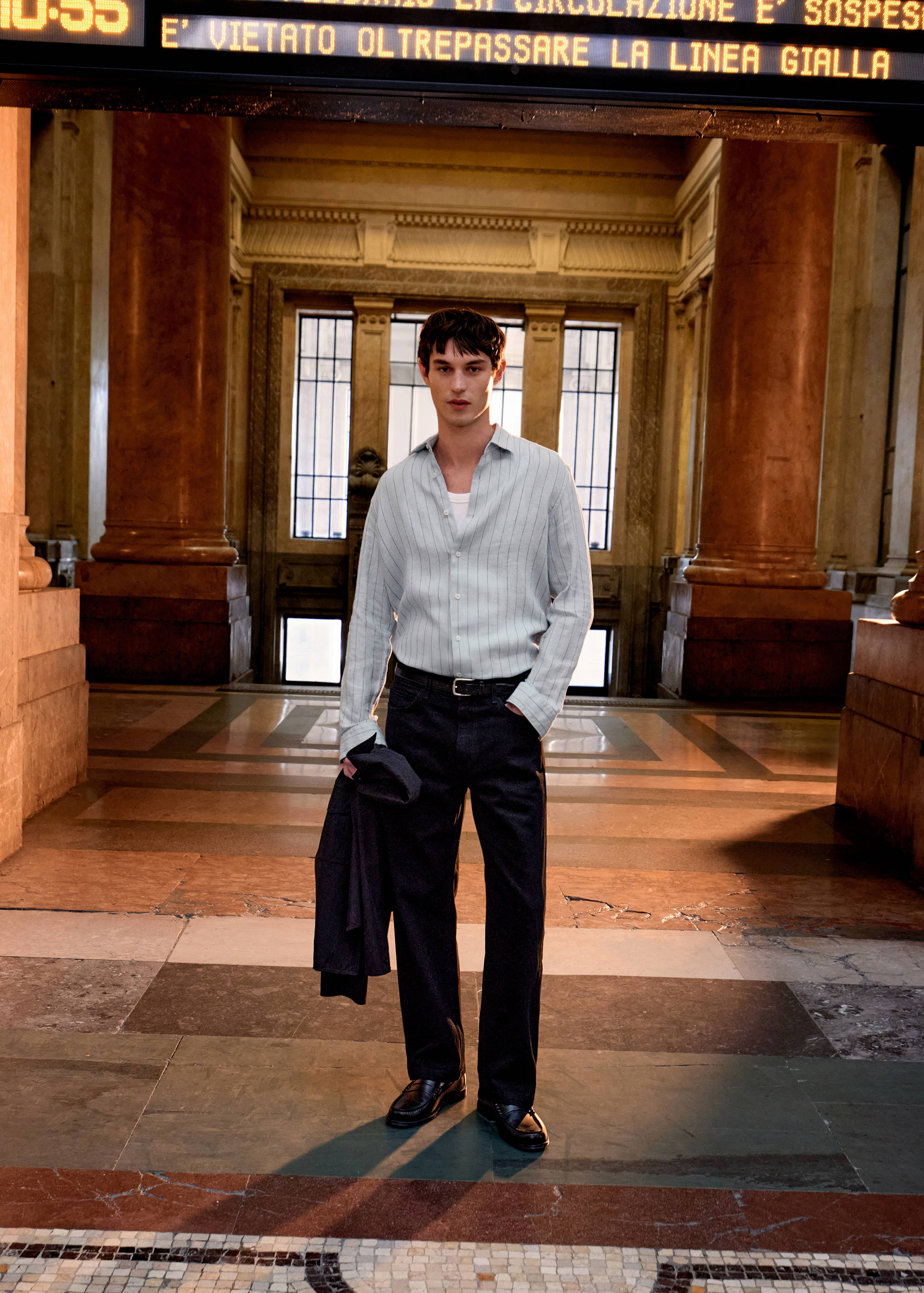 Moby straight-fit black jeans - Details of the article 9