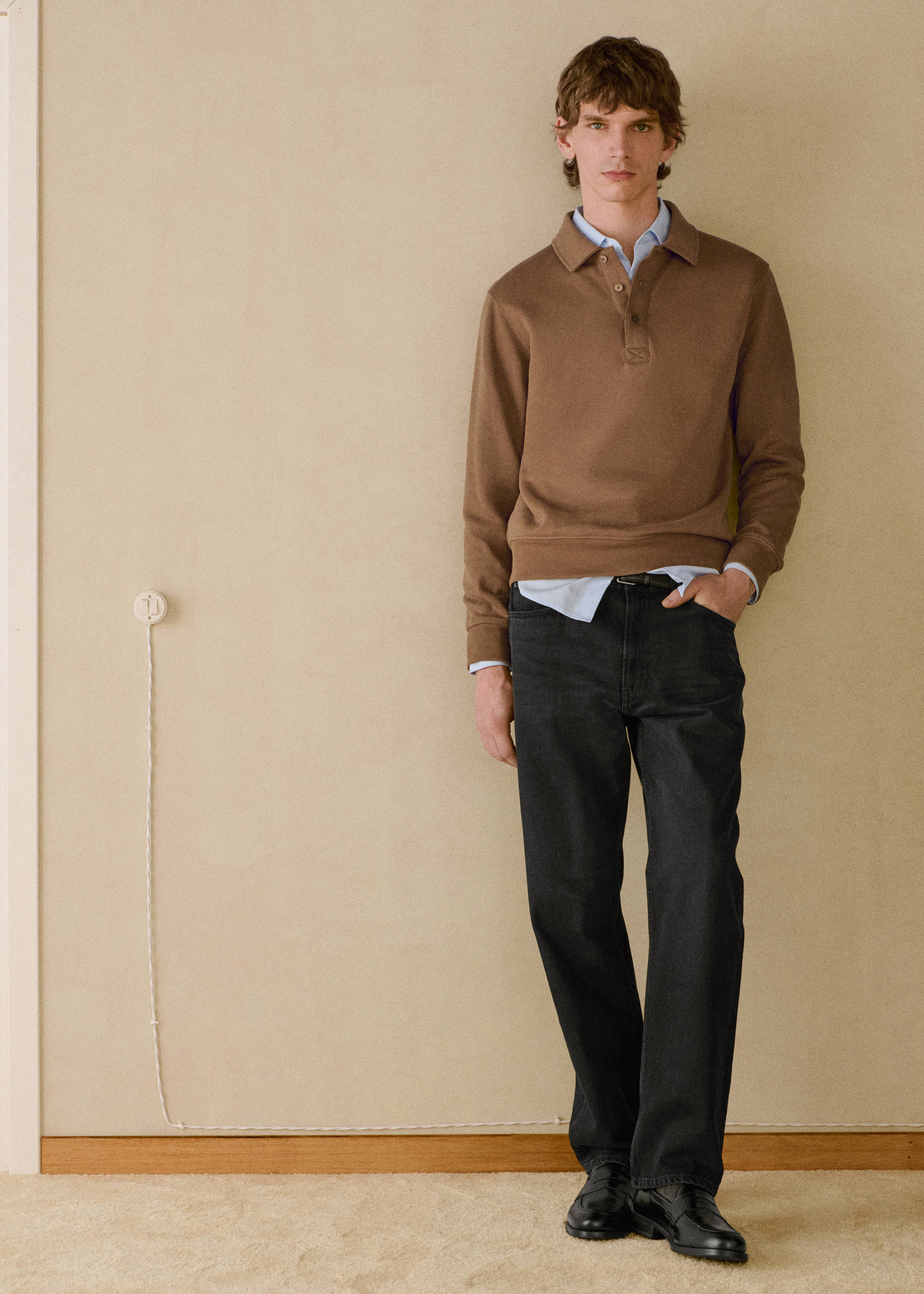 Moby straight-fit black jeans - Details of the article 5