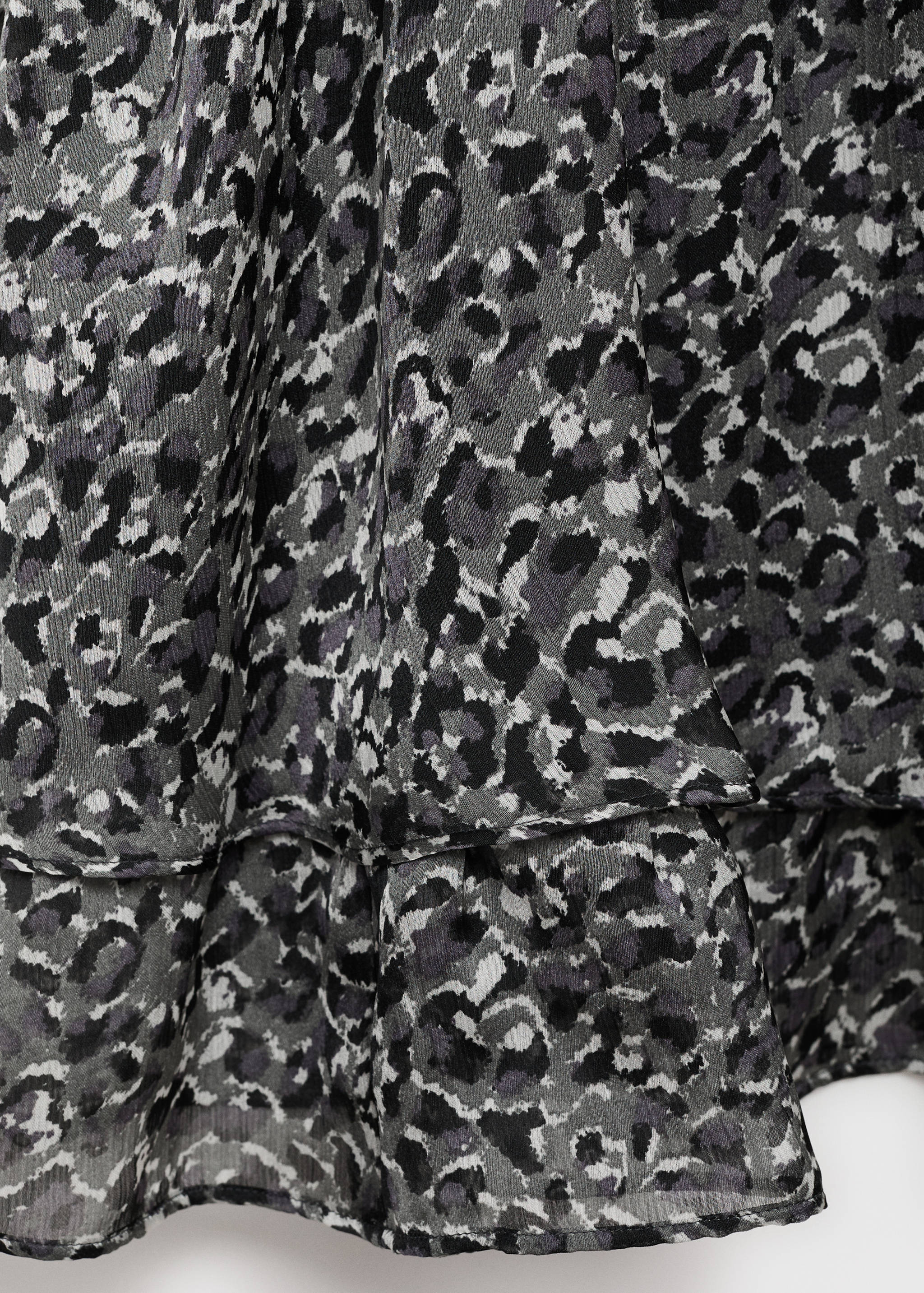 Vestido volantes animal print - Detalle del artículo 0