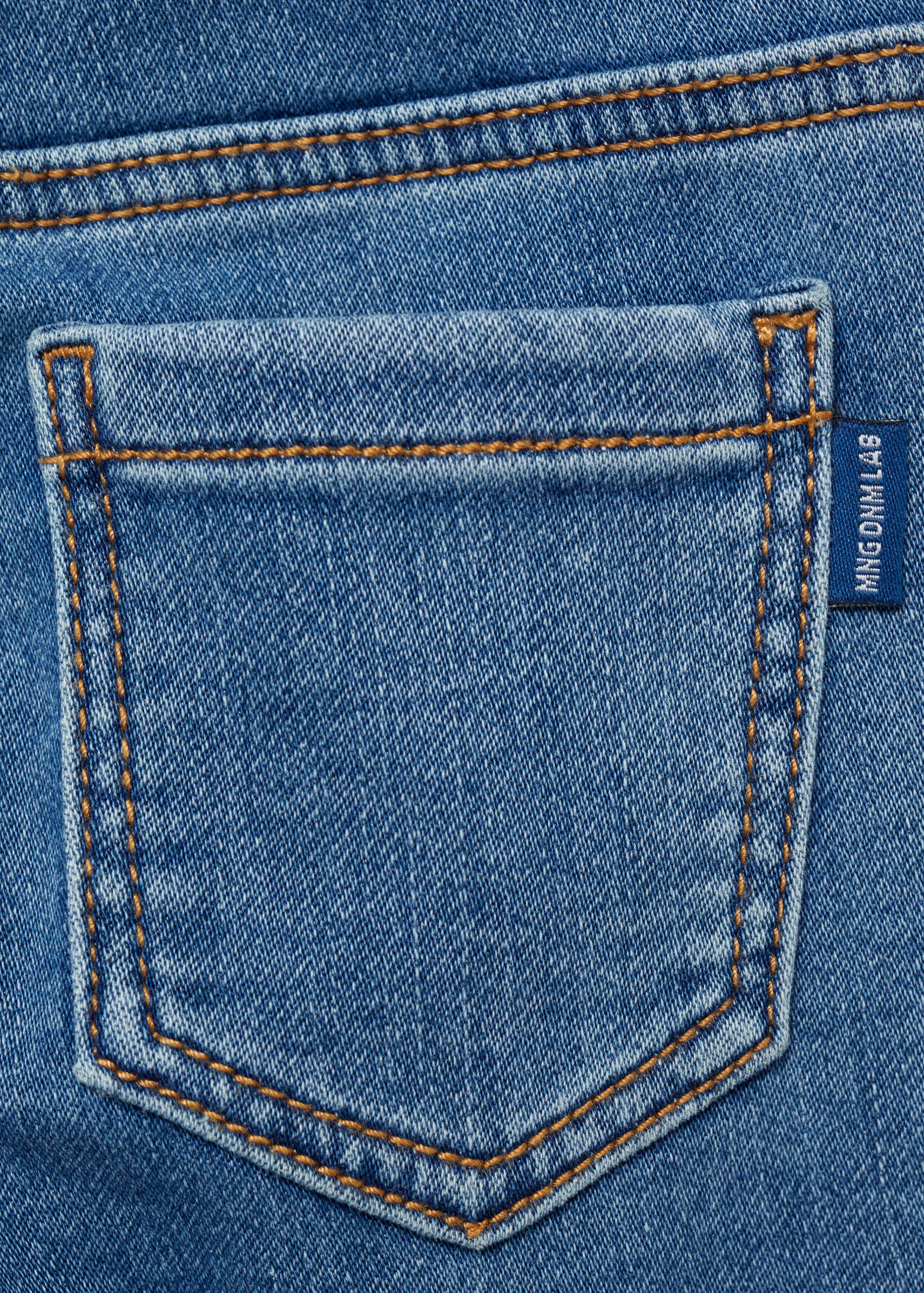 Lace drawstring waist jeans - Details of the article 0