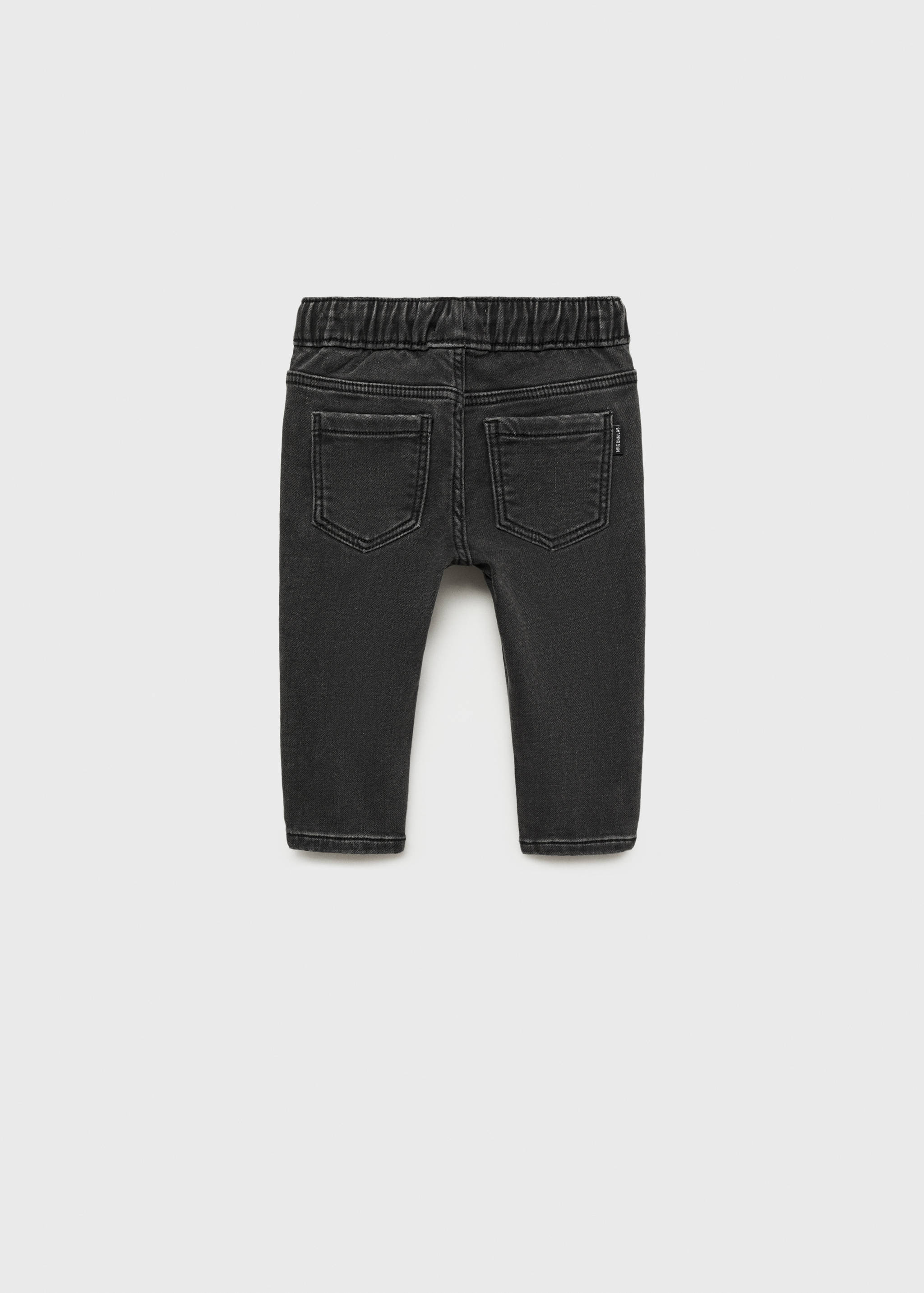 Lace drawstring waist jeans - Reverse of the article