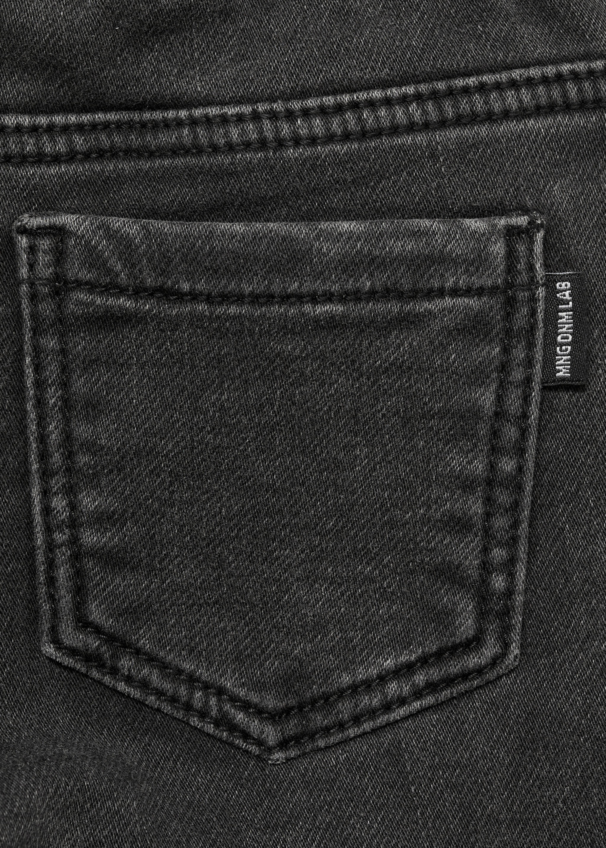 Lace drawstring waist jeans - Details of the article 0