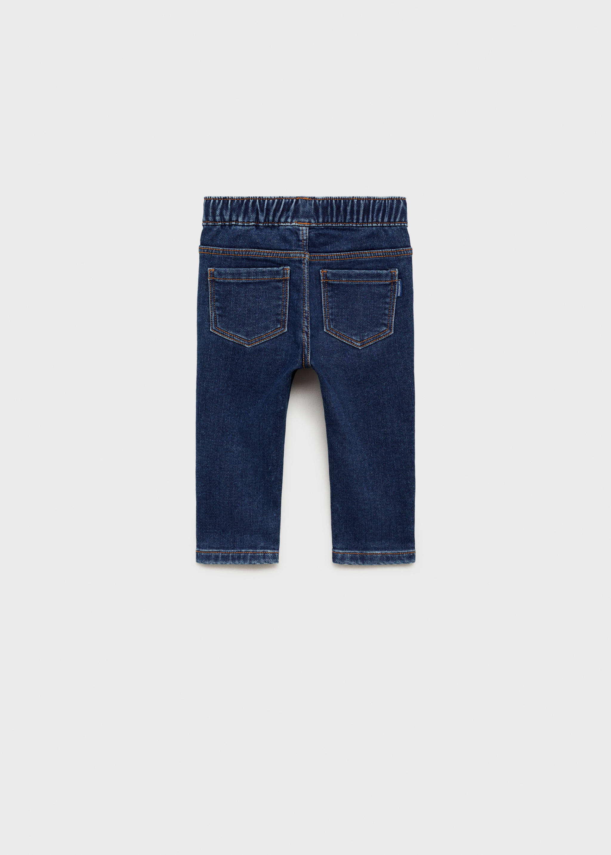 Lace drawstring waist jeans - Reverse of the article