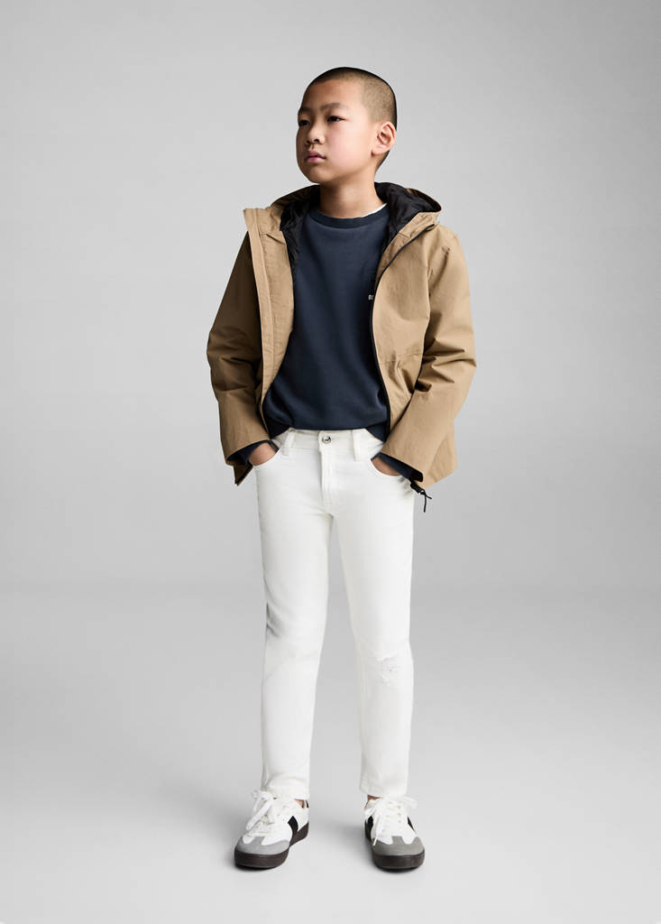 MANGO KIDS - Jean slim-fit blanc - 9 - Garçon