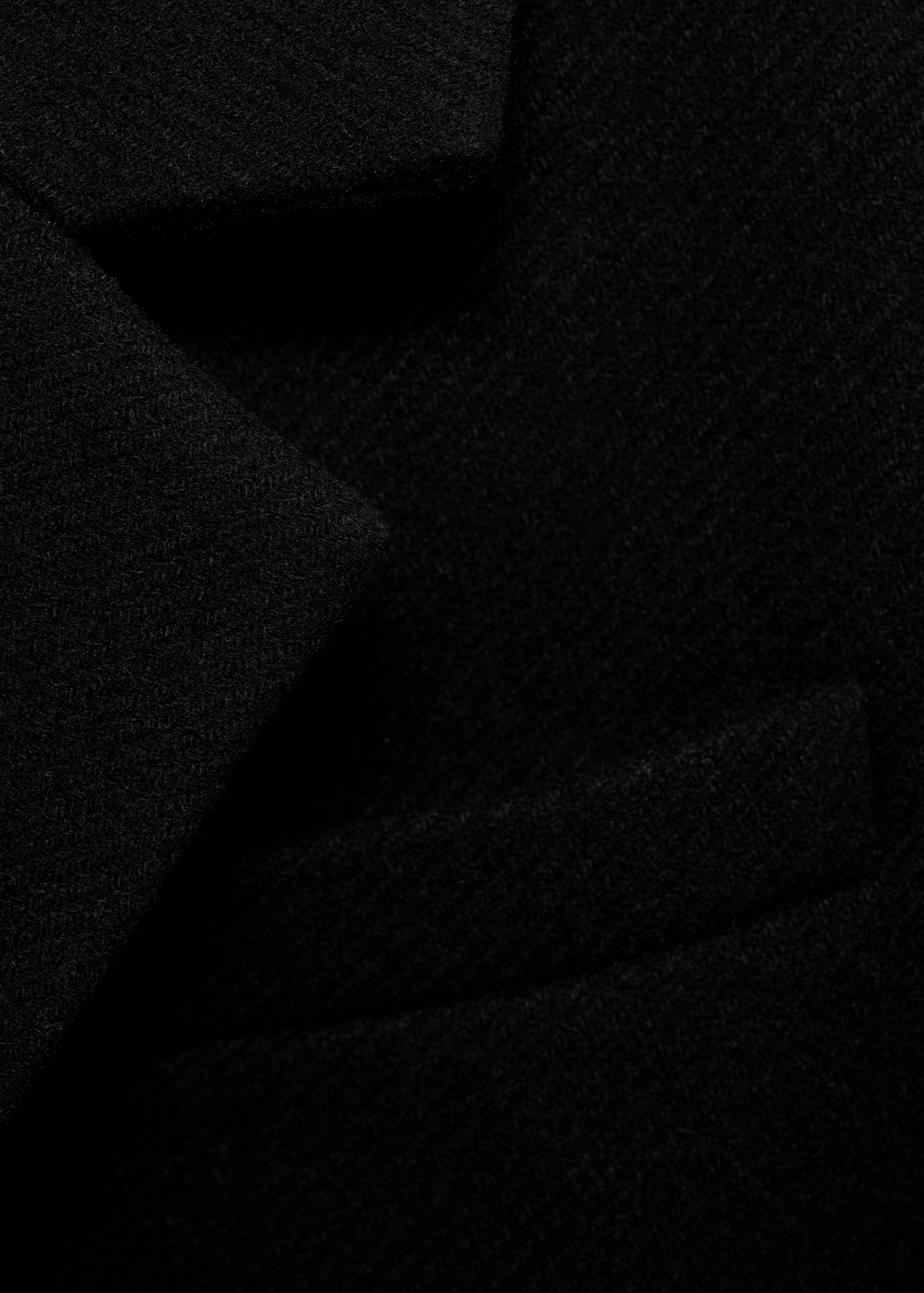 Long structured wool coat - Details of the article 8