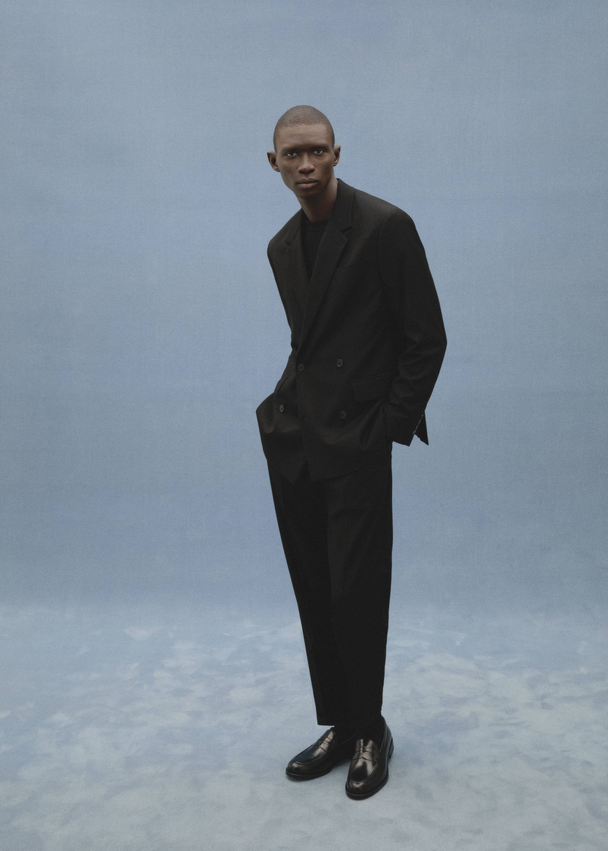 波士顿常规版型西裤 - null