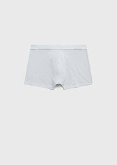 Pack of 3 cotton boxers — Grey 3