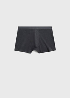 Pack of 3 cotton boxers — Grey 4