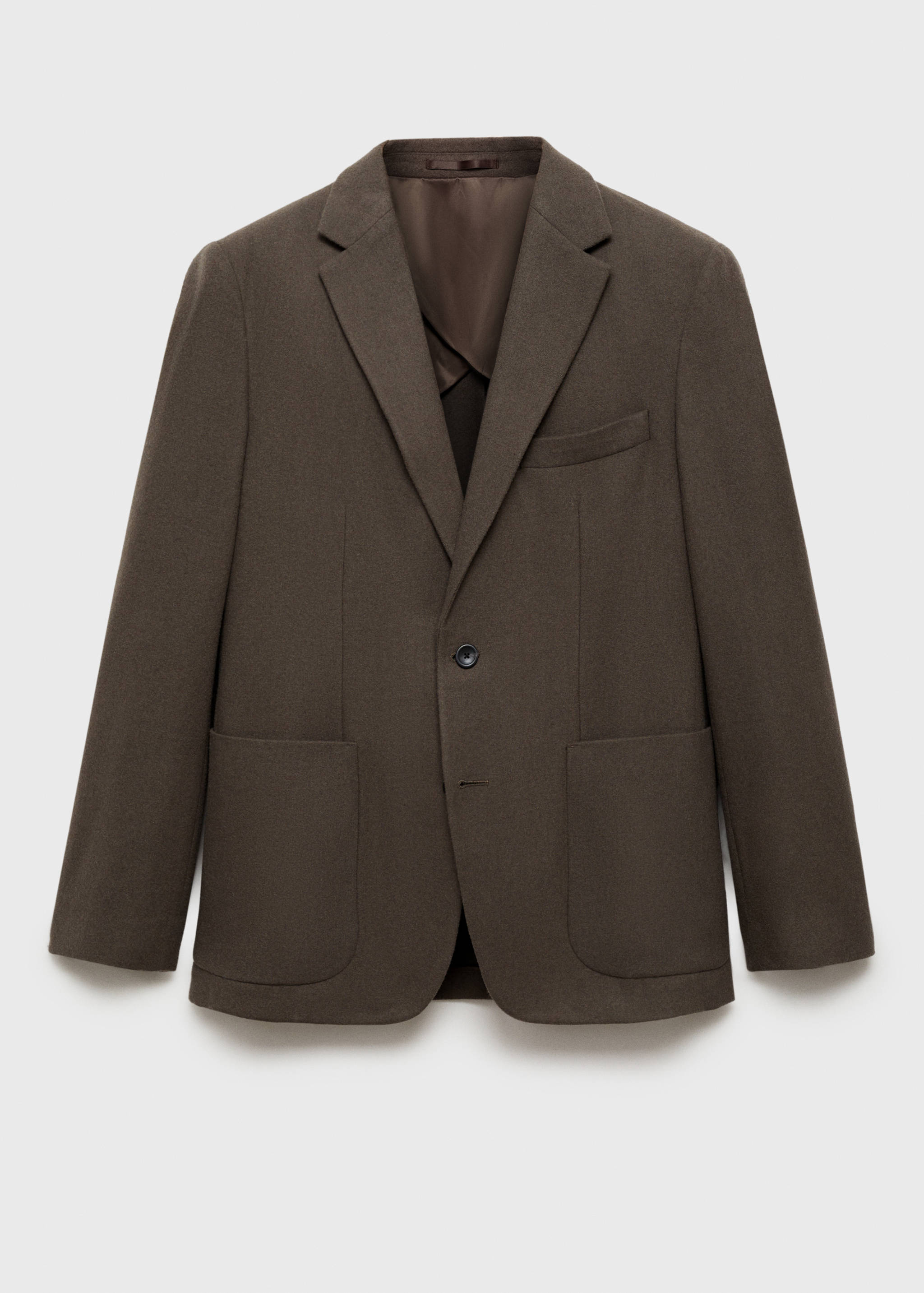 Veste laine mélangée slim-fit - Article sans modèle