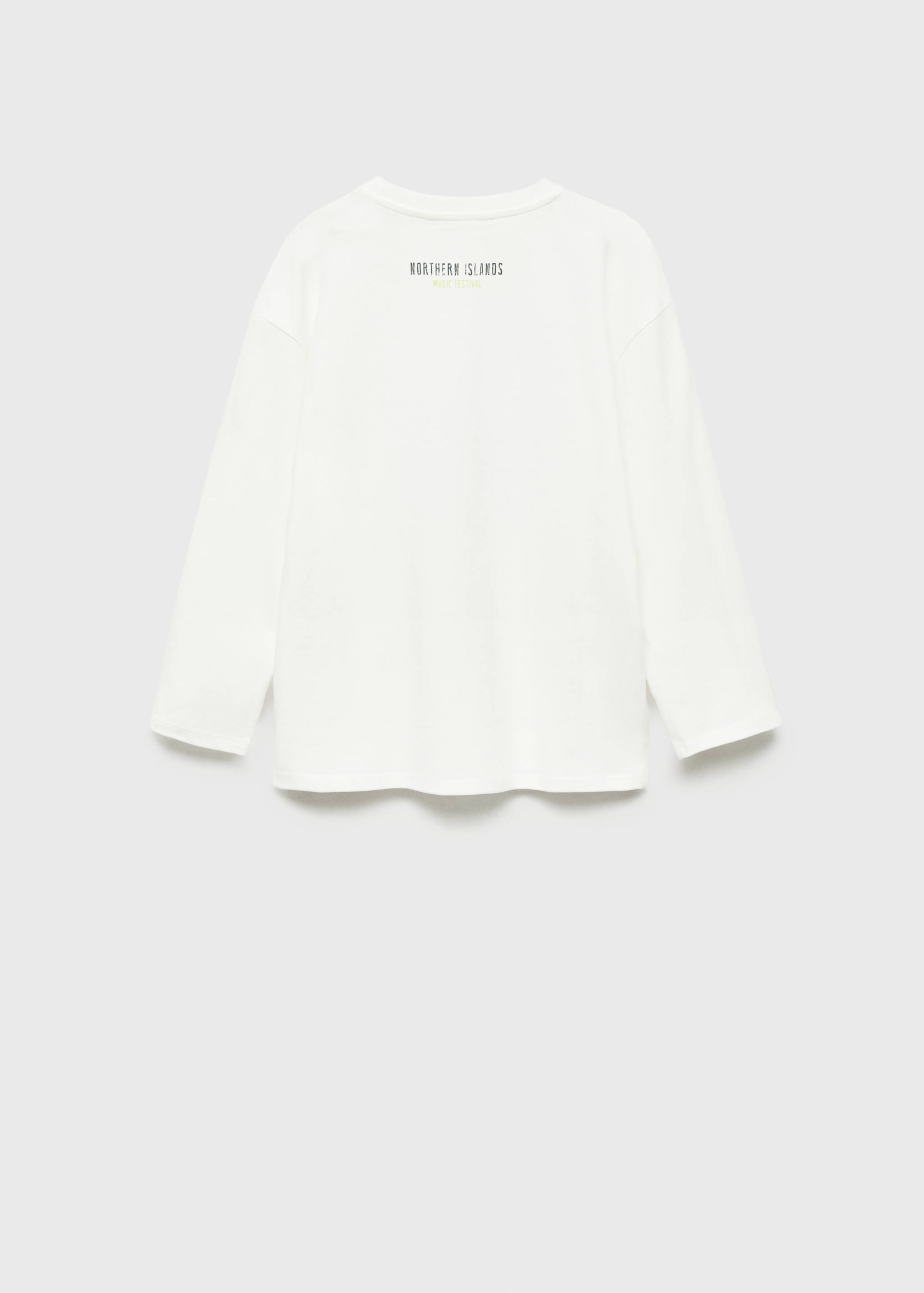 Printed skull T-shirt - Reverse of the article