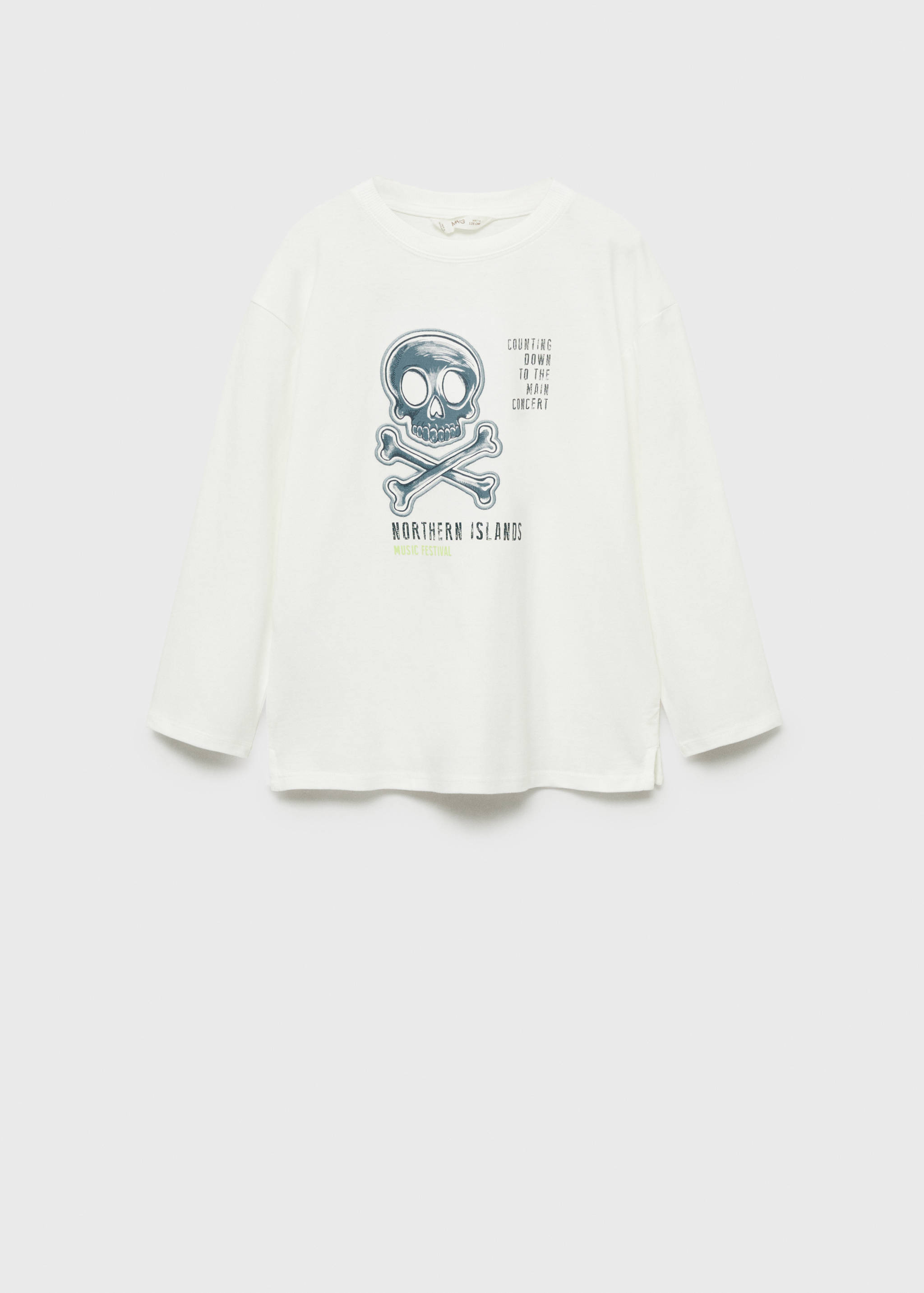 Printed skull T-shirt - Article without model