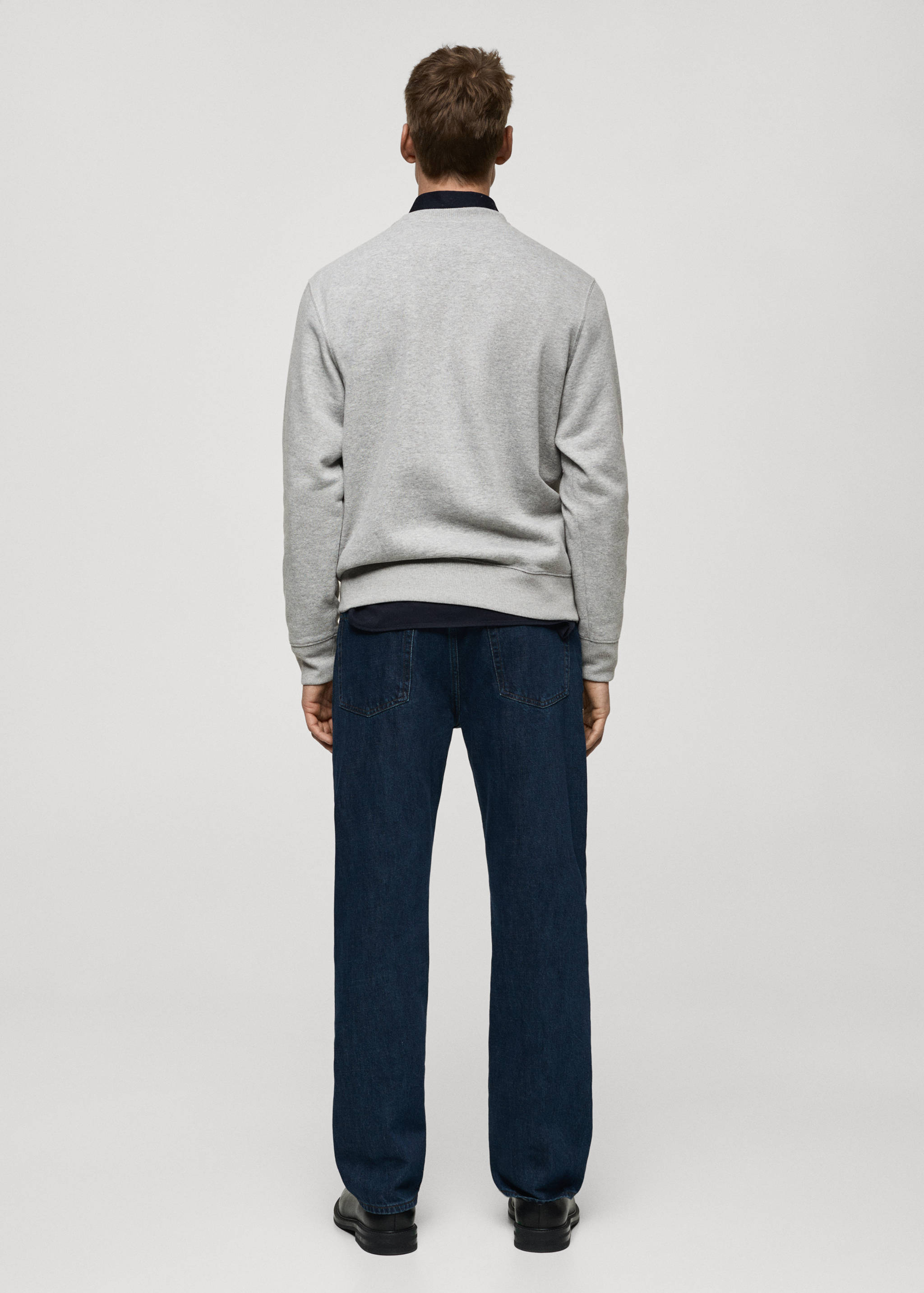 Sweat-shirt coton imprimé graphique - Verso de l’article