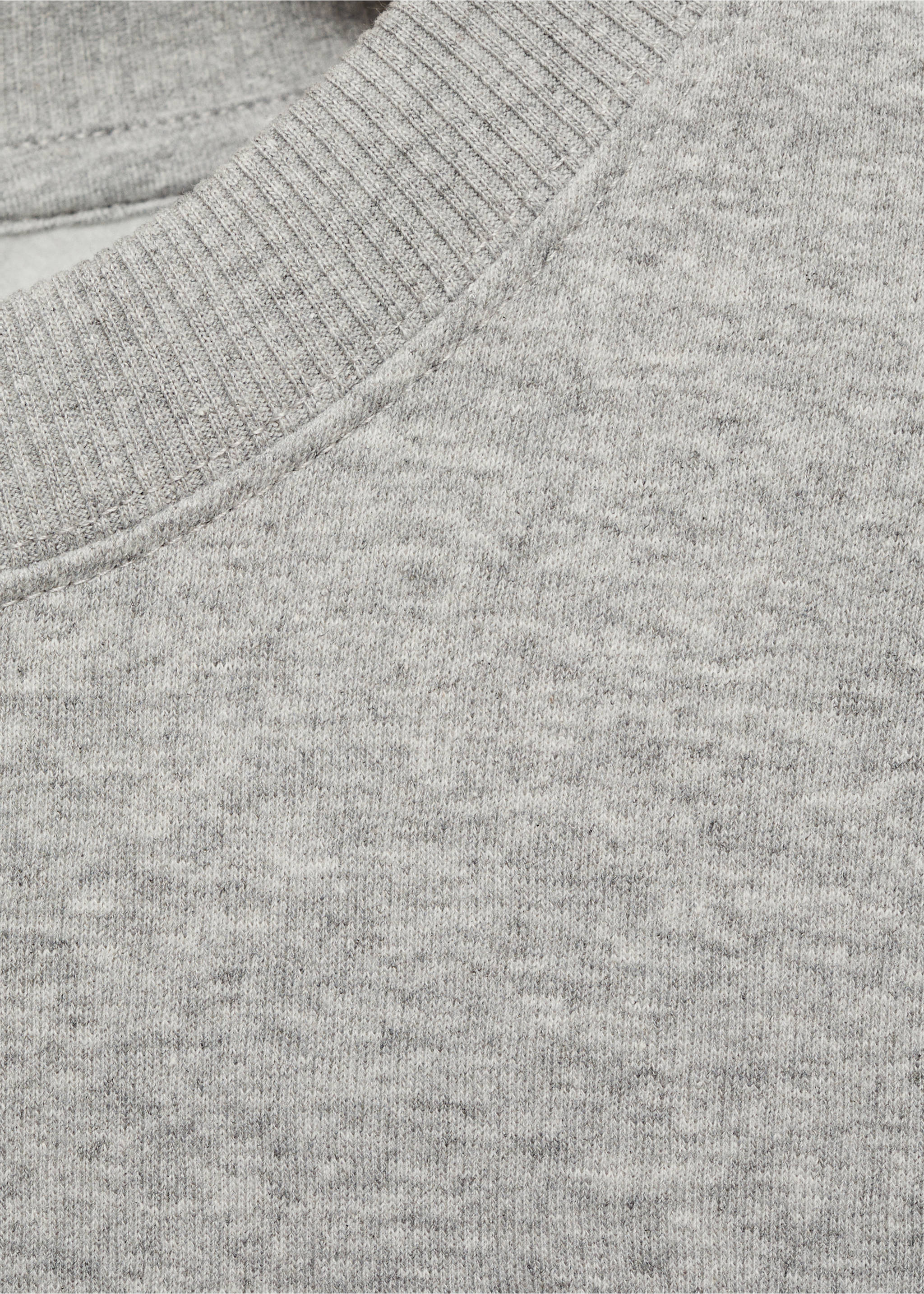 Sudadera algodón estampado gráfico - Detalle del artículo 8, Gris oscuro vigoré. Ref: 87010641-00.