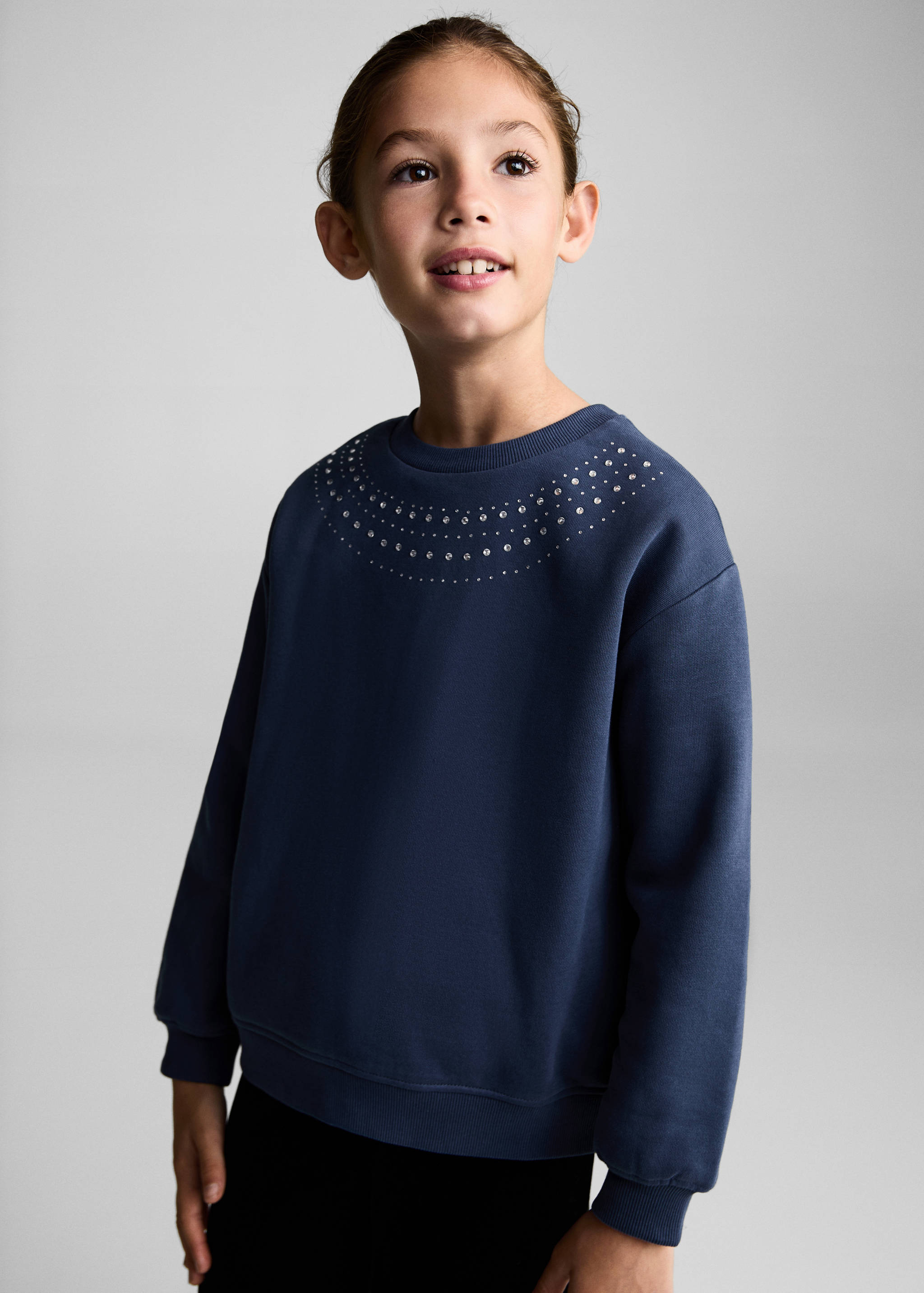 Bead detail sweatshirt - Medium plane