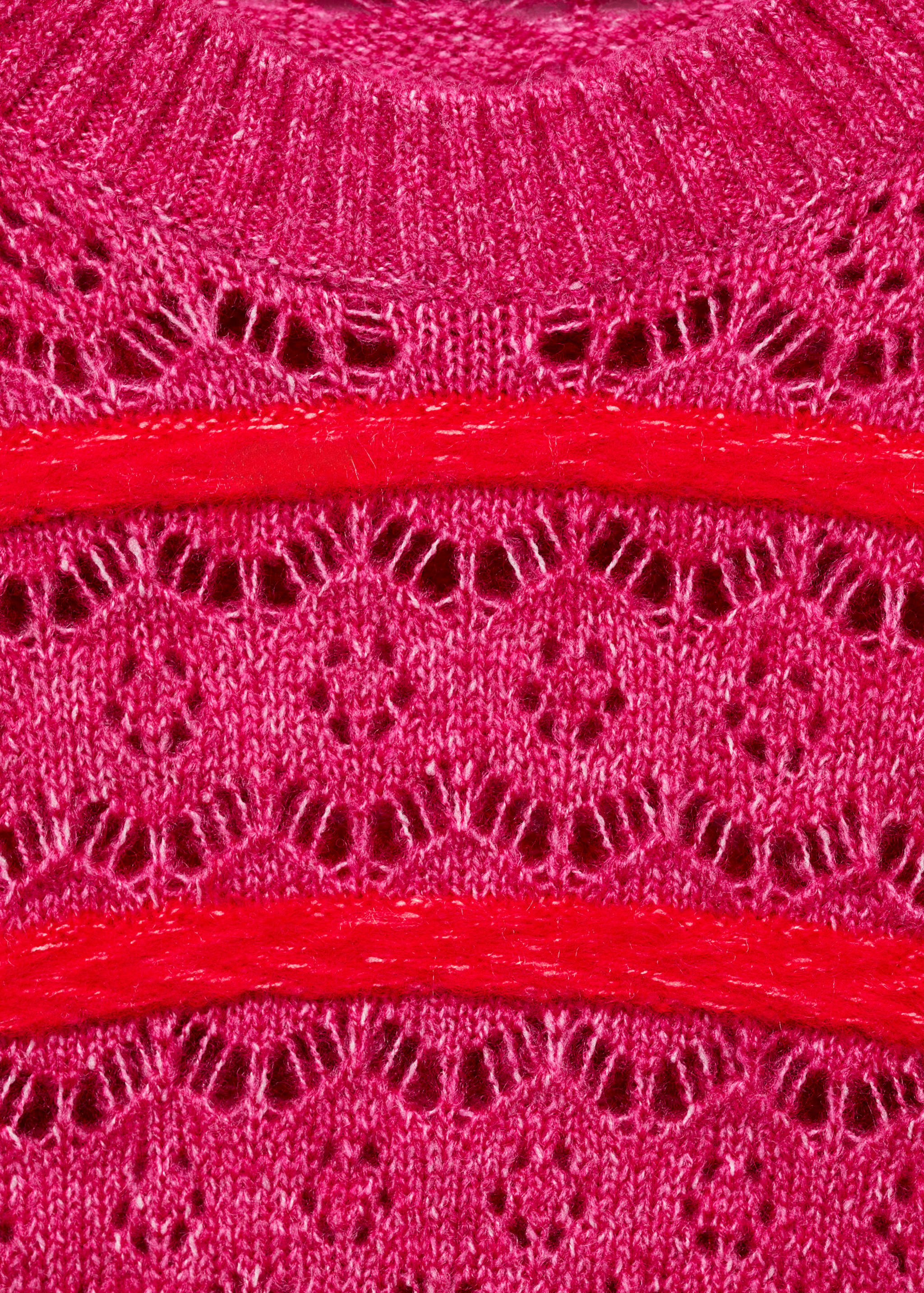 Two-tone openwork sweater - Details of the article 8