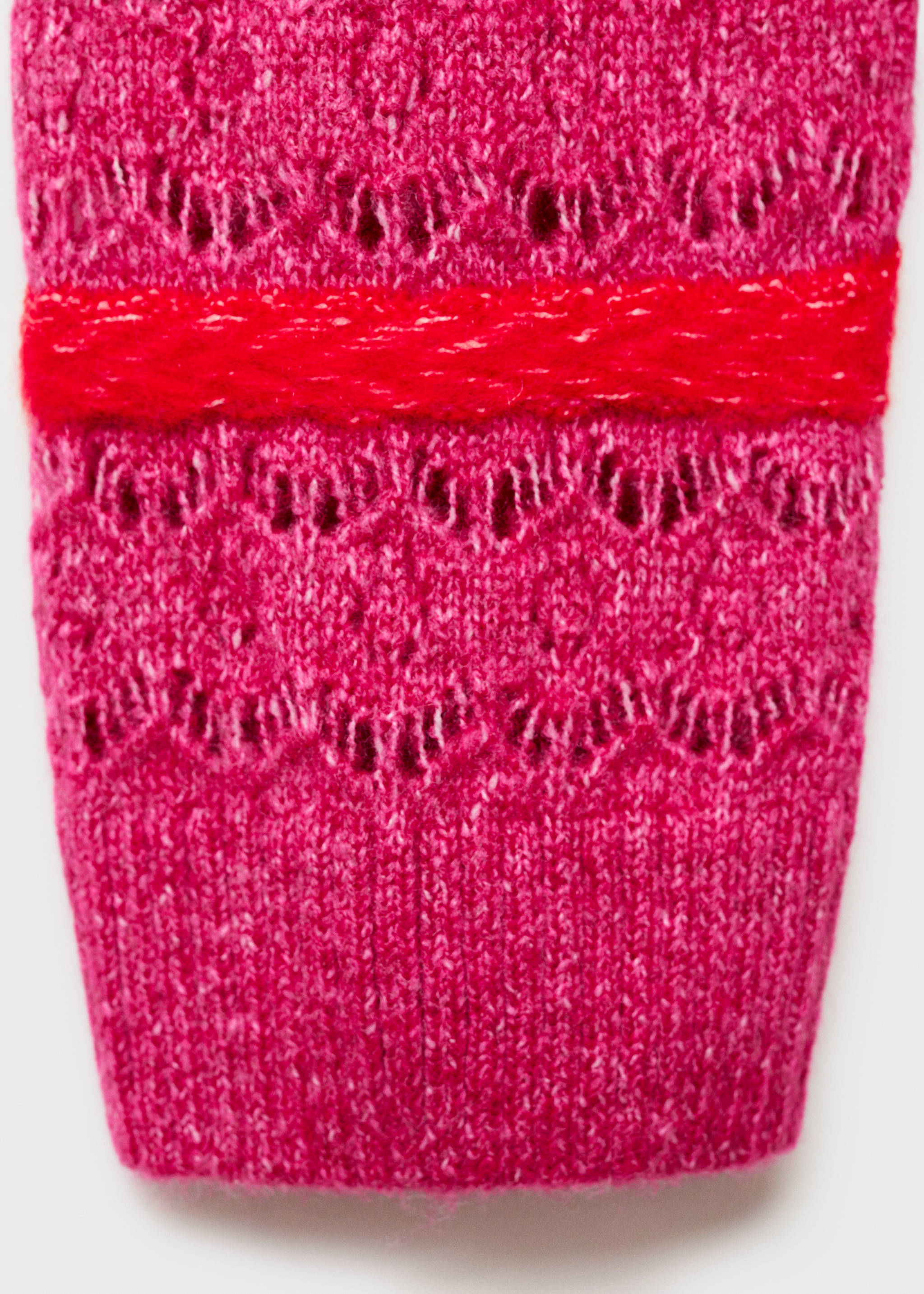 Two-tone openwork sweater - Details of the article 0