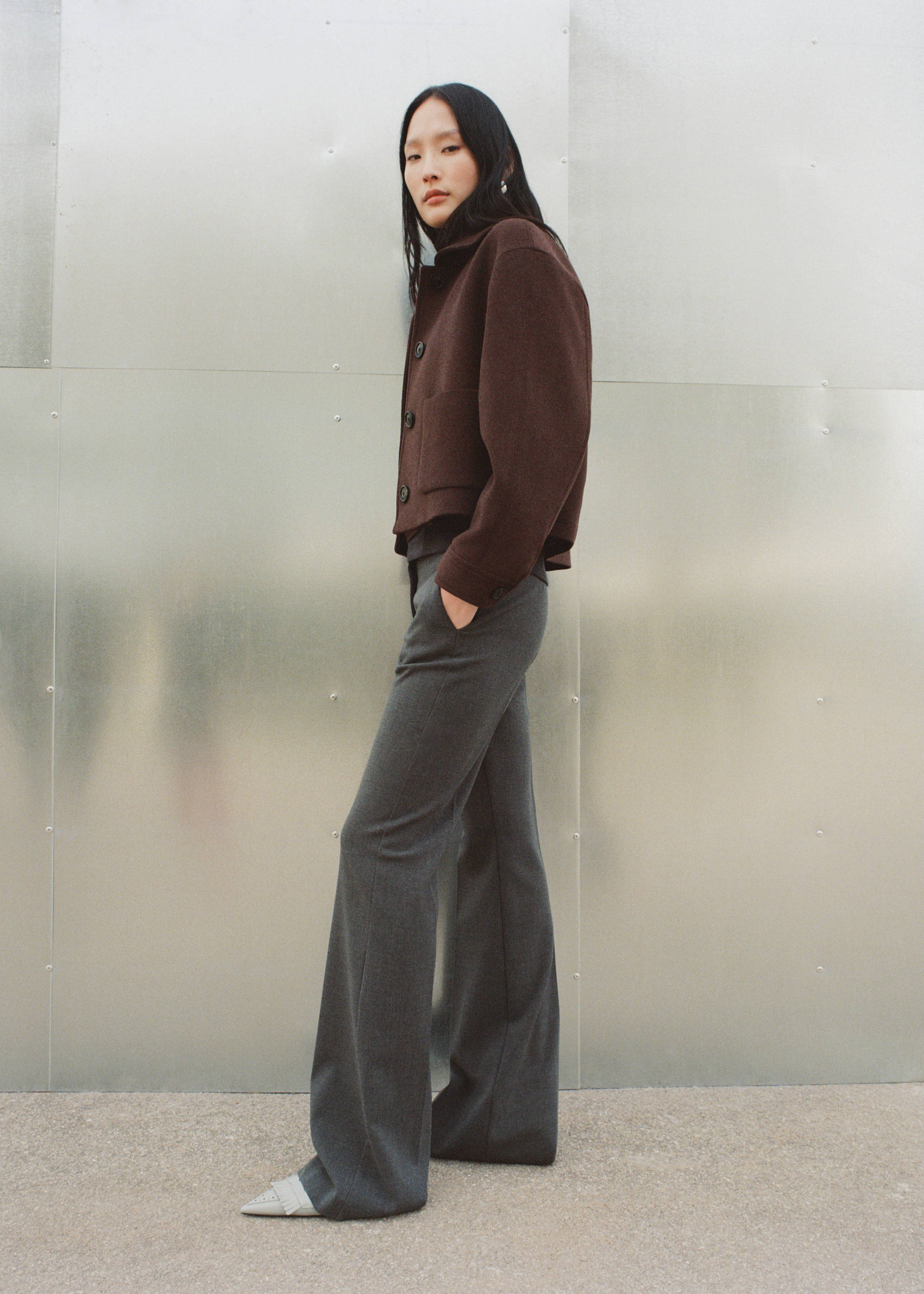 Wool jacket with pockets - Details of the article 6