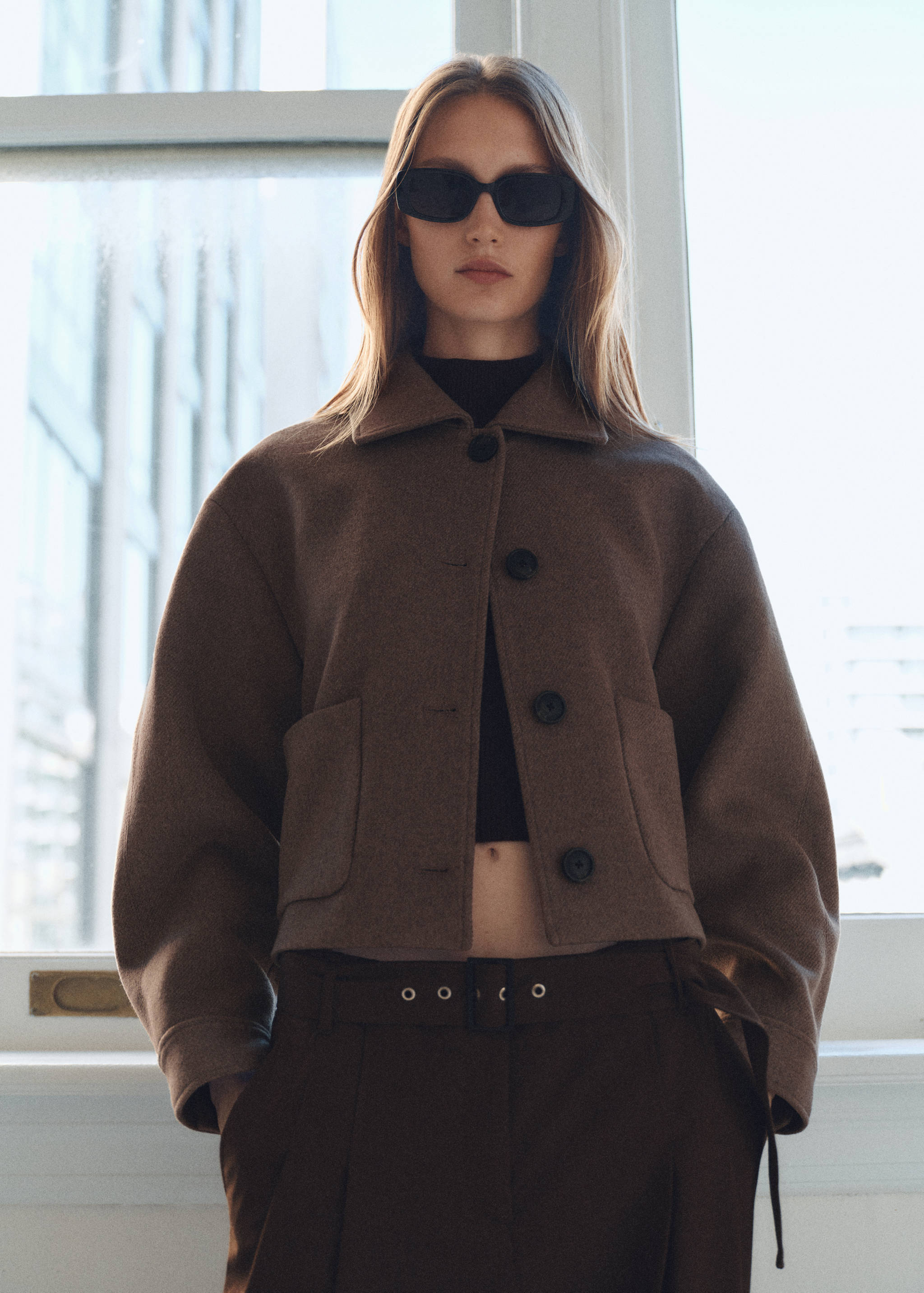 Wool jacket with pockets - Details of the article 2