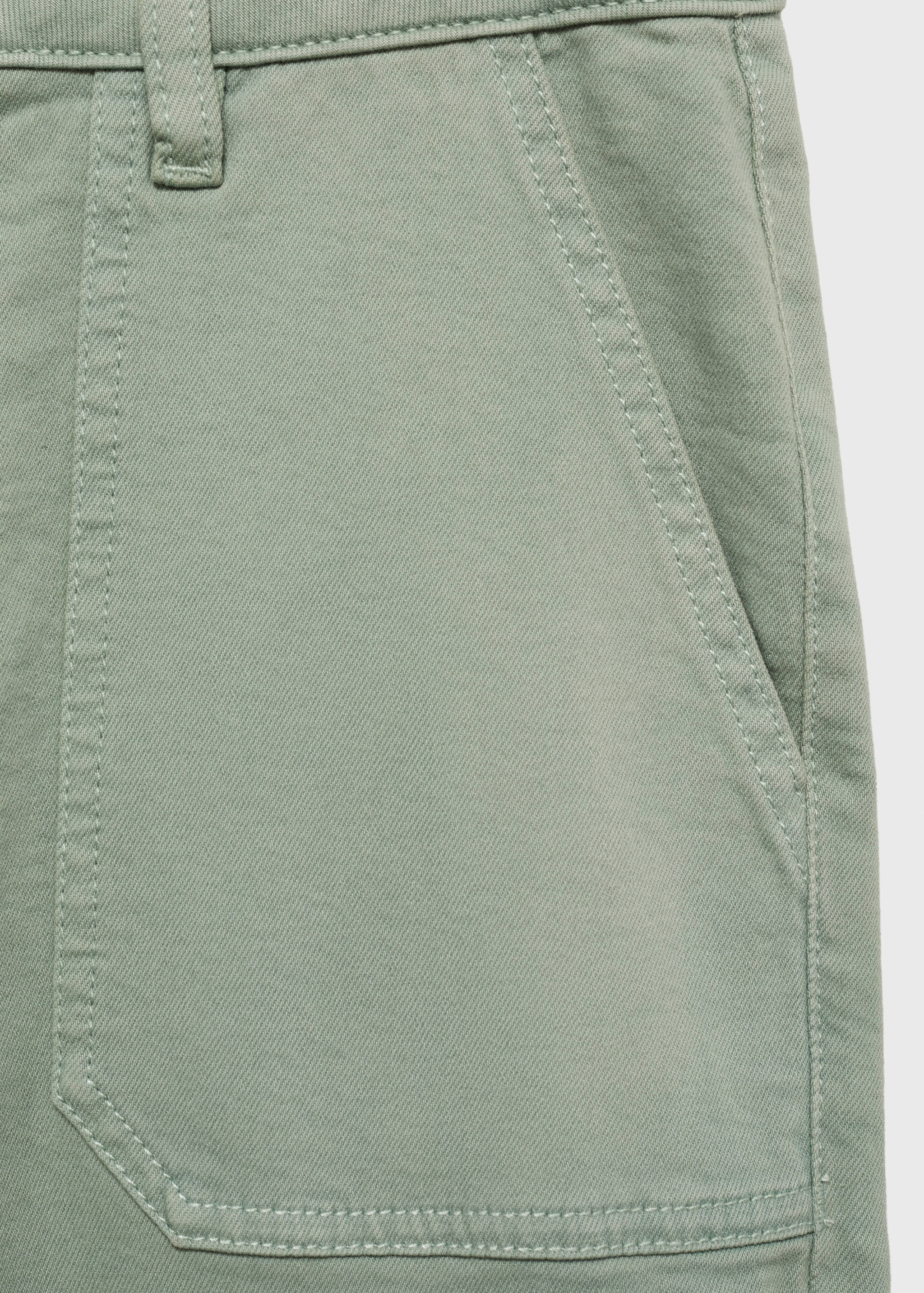 Calças culotte de bolsos - Pormenor do artigo 0