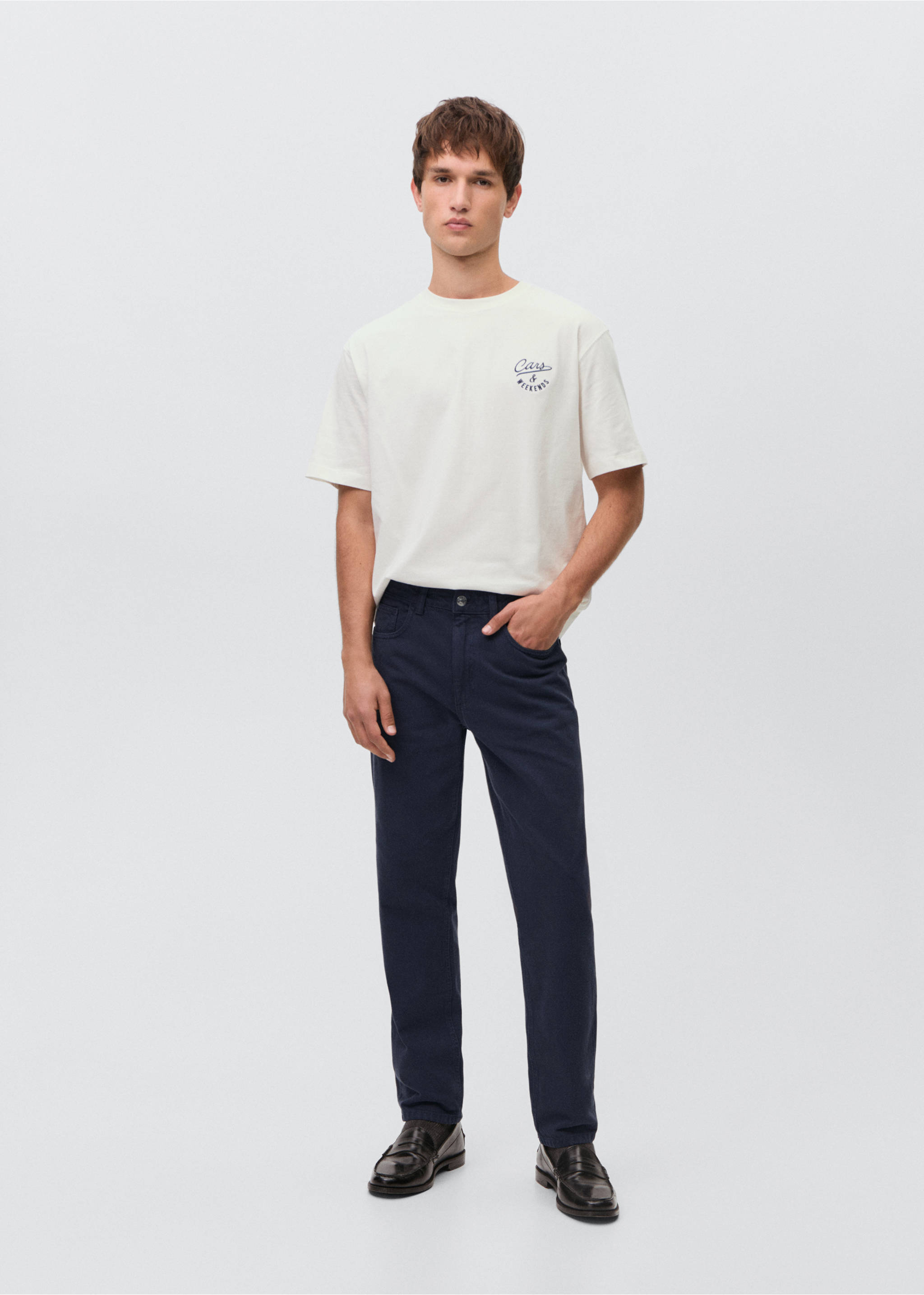 Slim-fit jeans - General plane, Dark Navy. Ref: 87011053-00.