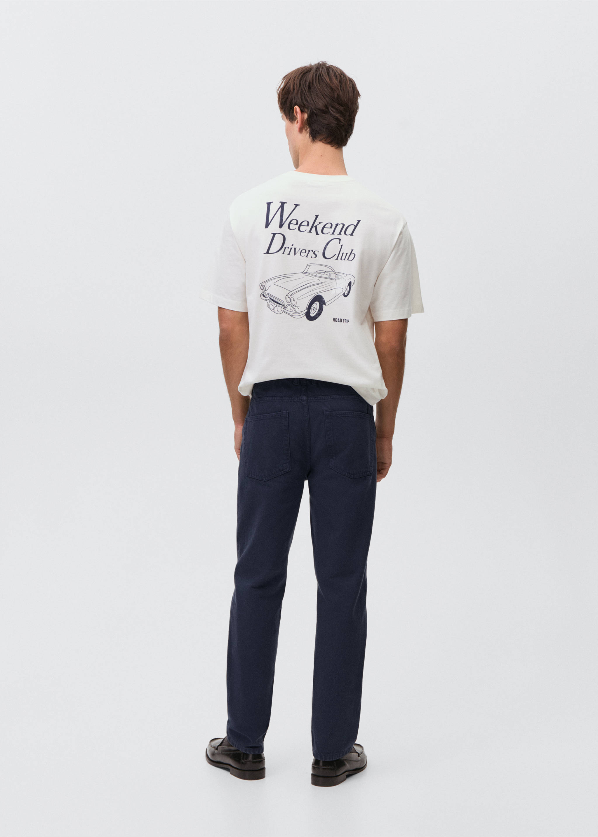 Slim-fit jeans - Reverse of the article, Dark Navy. Ref: 87011053-00.