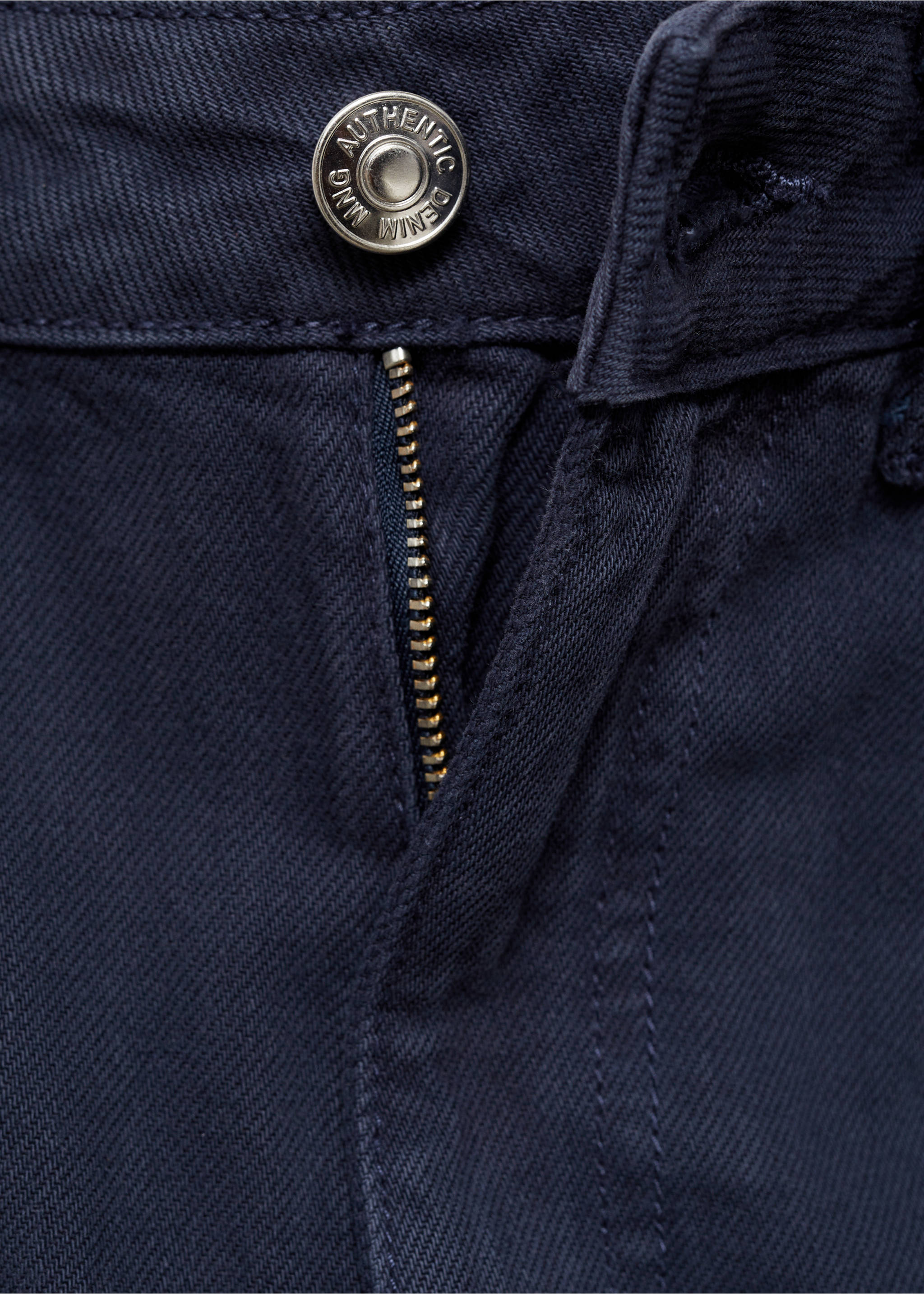 Slim-fit jeans - Details of the article 8, Dark Navy. Ref: 87011053-00.
