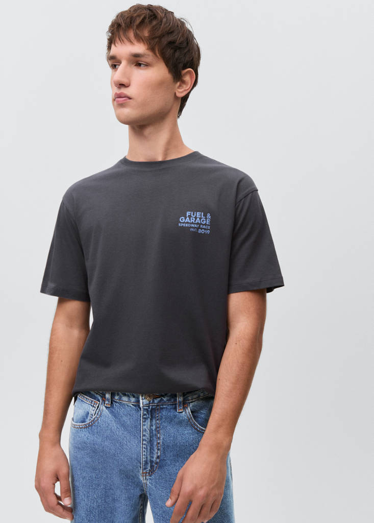Ripped slim jeans — Medium Blue